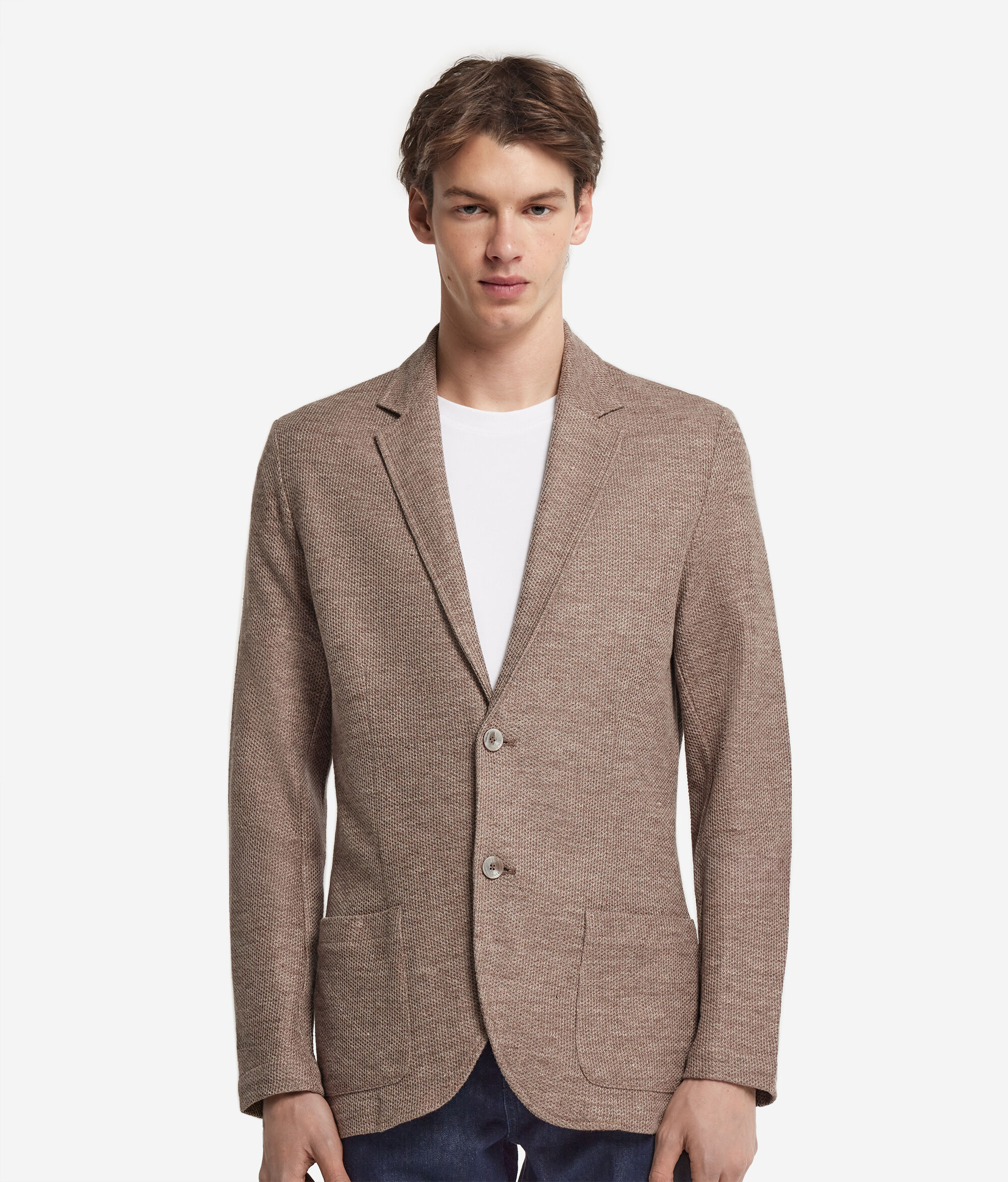 Jersey Piqué Jacket