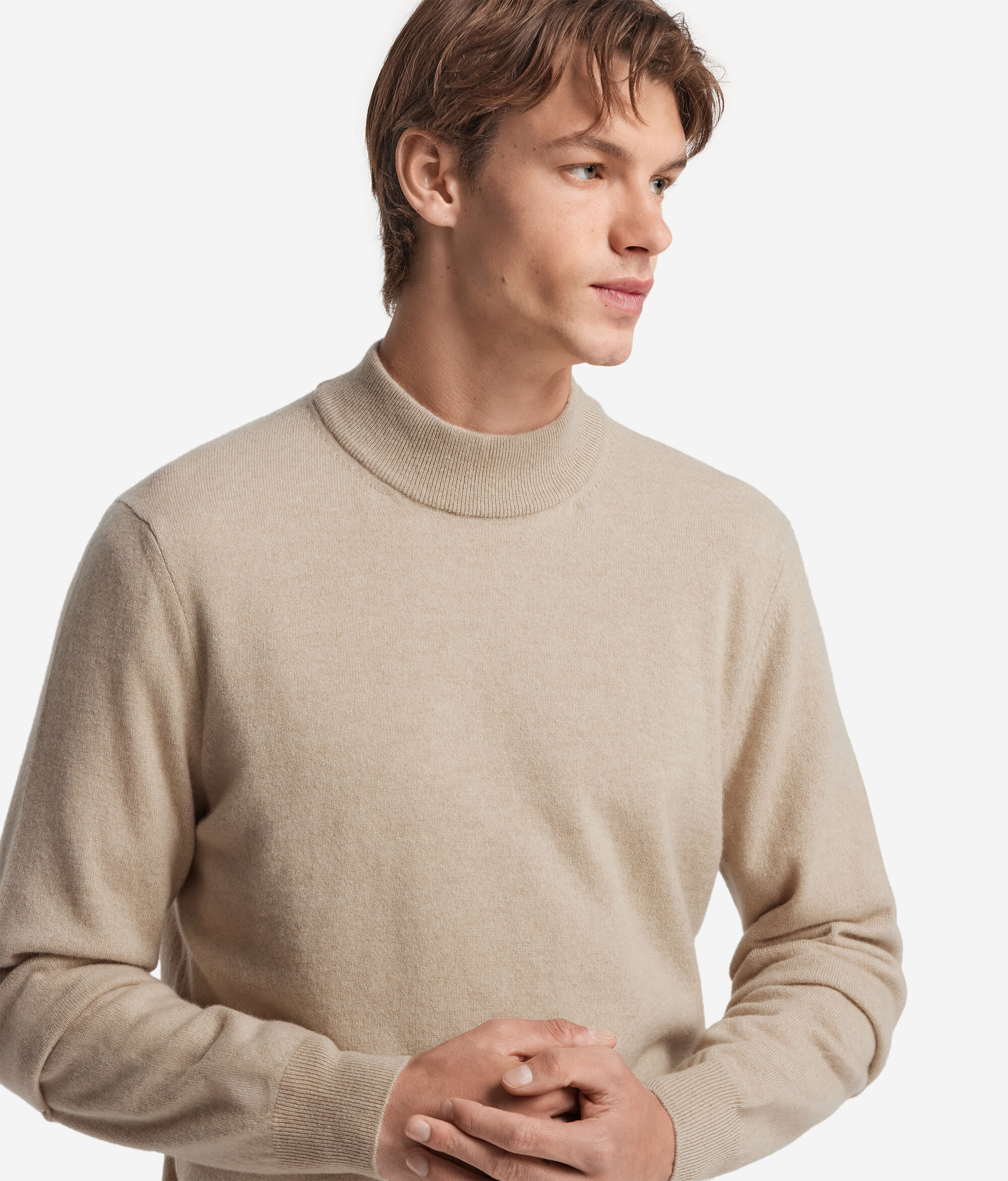 Stehkragenpullover aus Kaschmir Ultrasoft