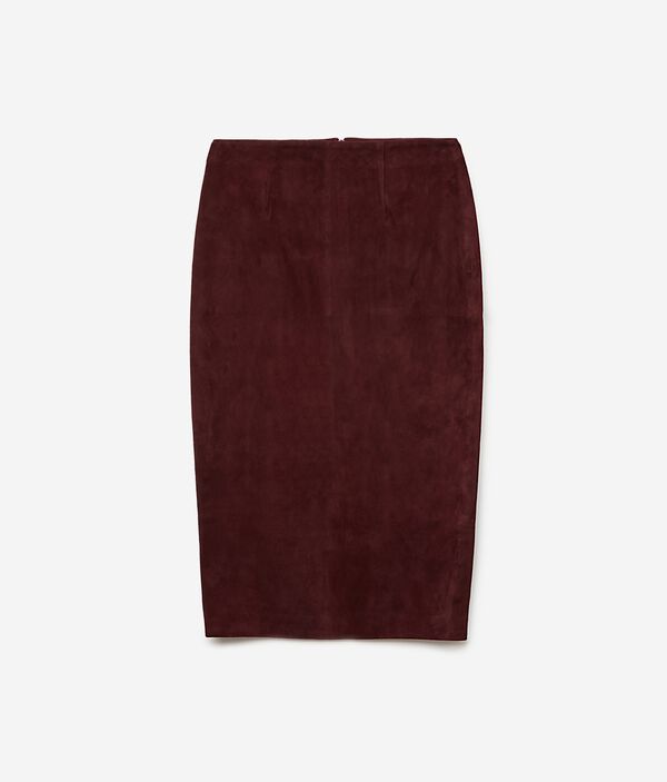 Юбка из замши