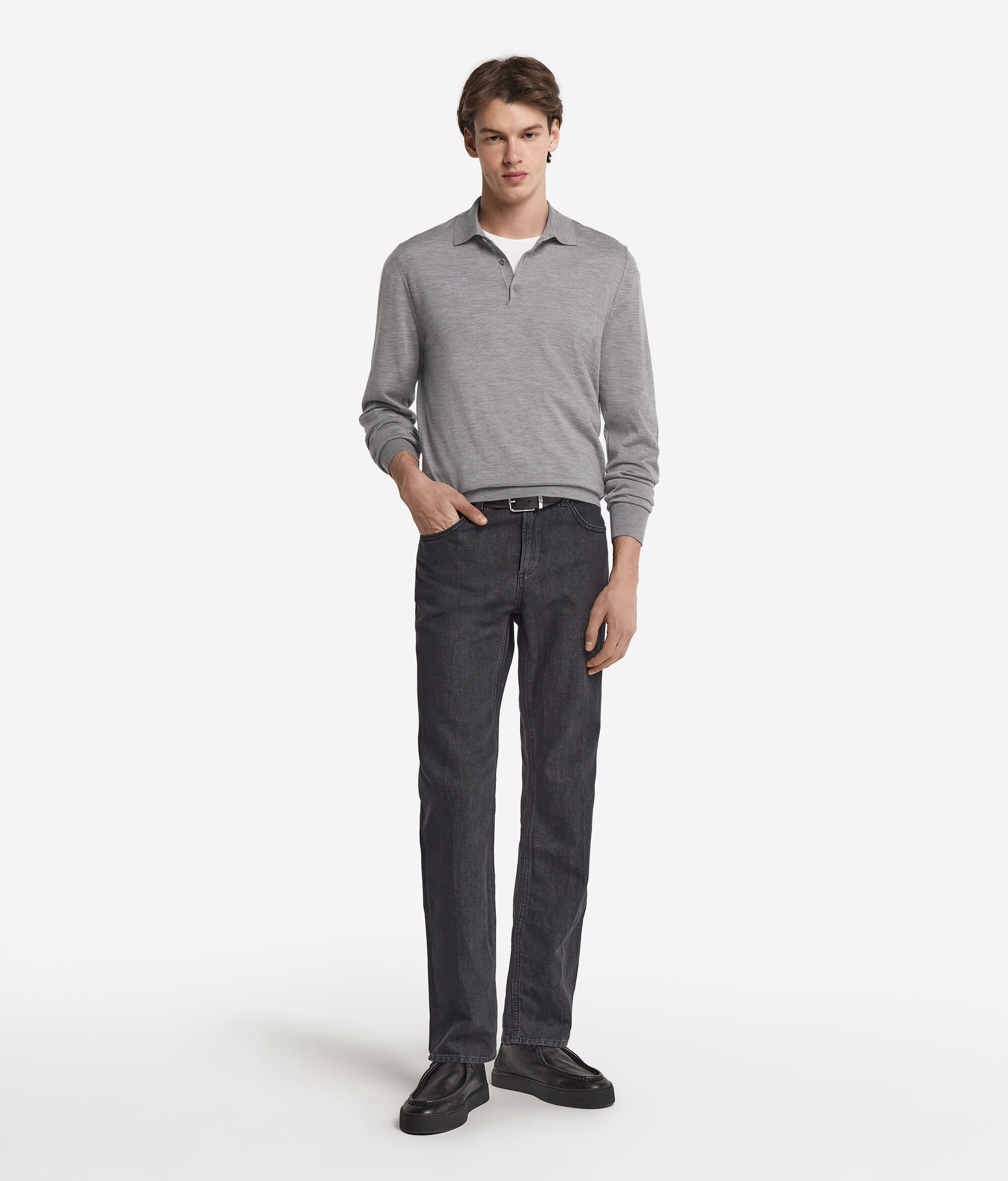 Poloshirt aus Kaschmir Ultrafine