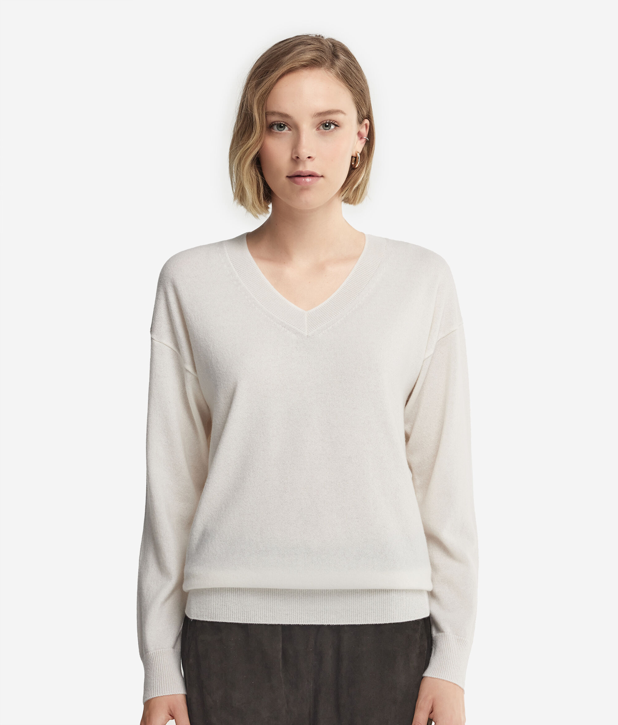 Ultrasoft Cashmere V-Neck Sweater