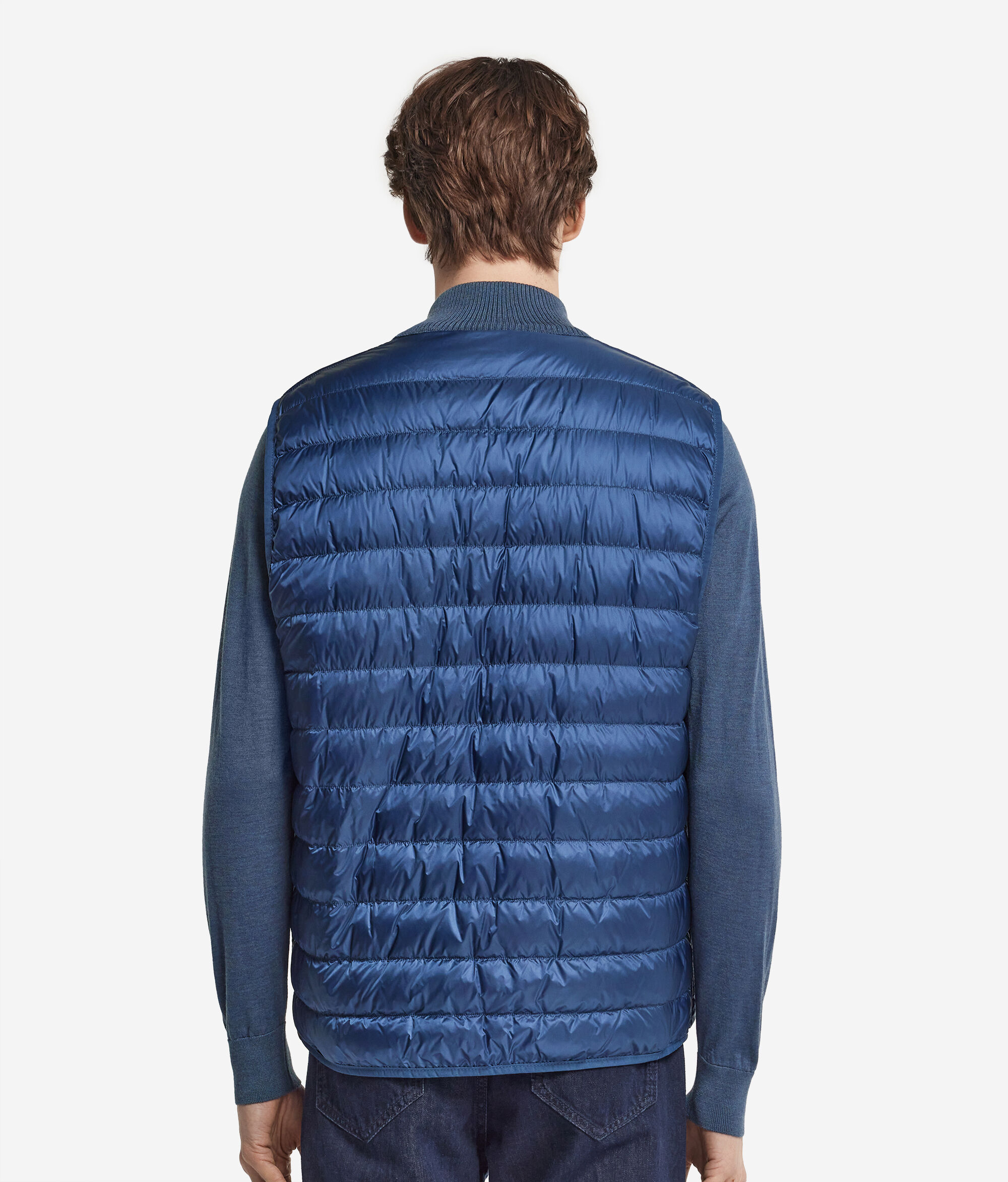 Reversible Cashmere Down Vest
