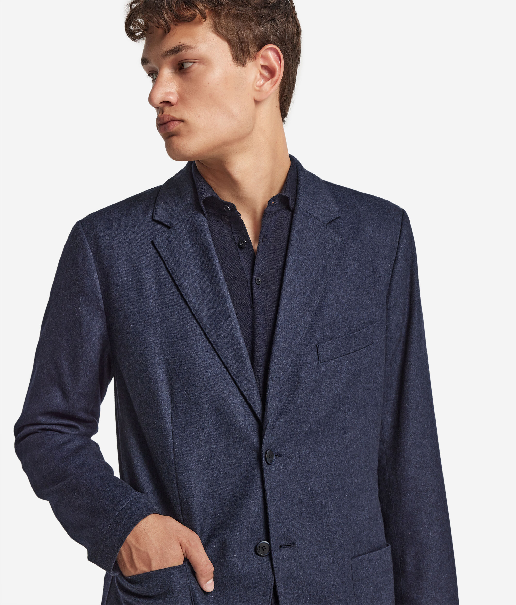 Пиджак из кашемира и шелка