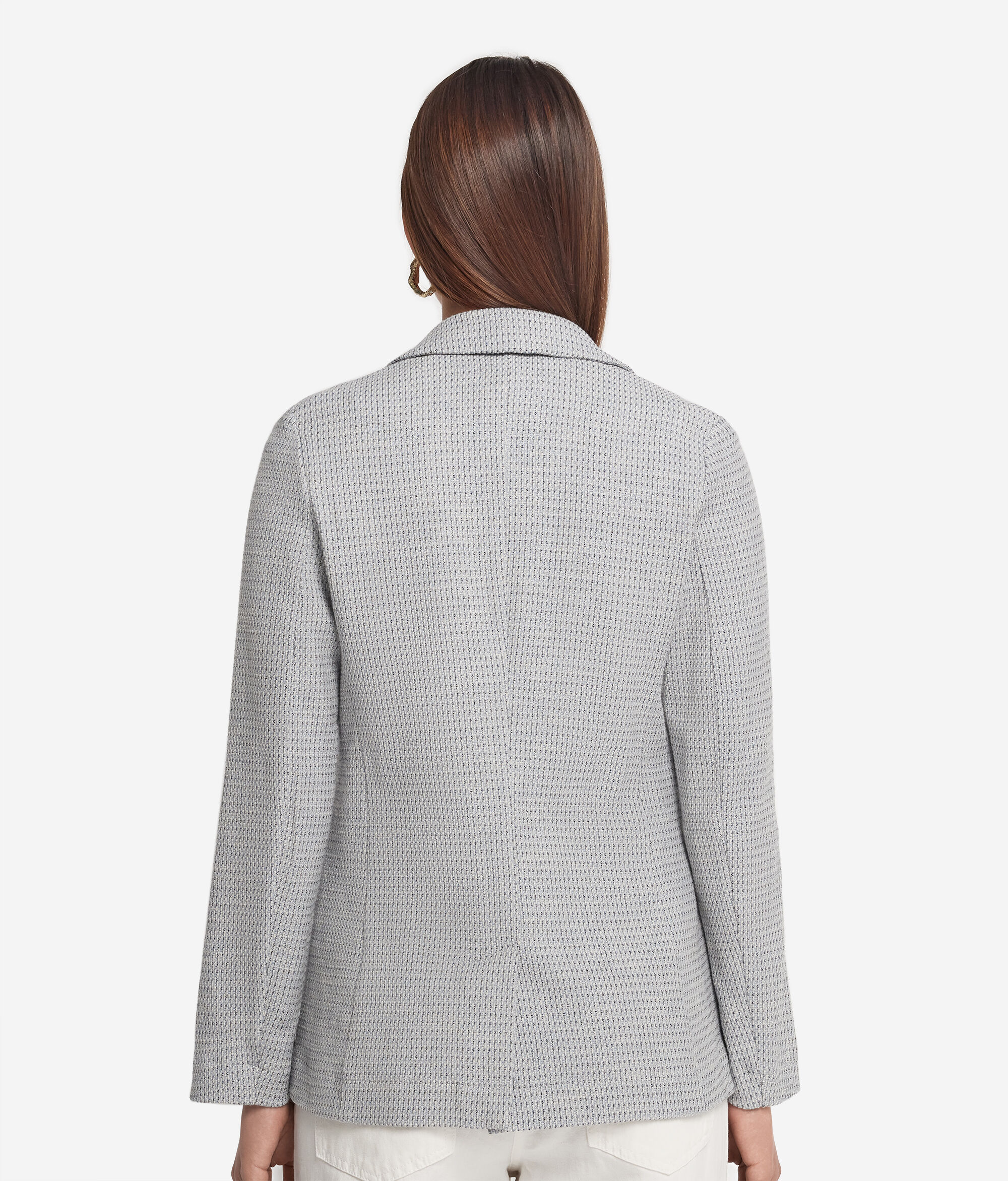 Veste en mouliné bicolore