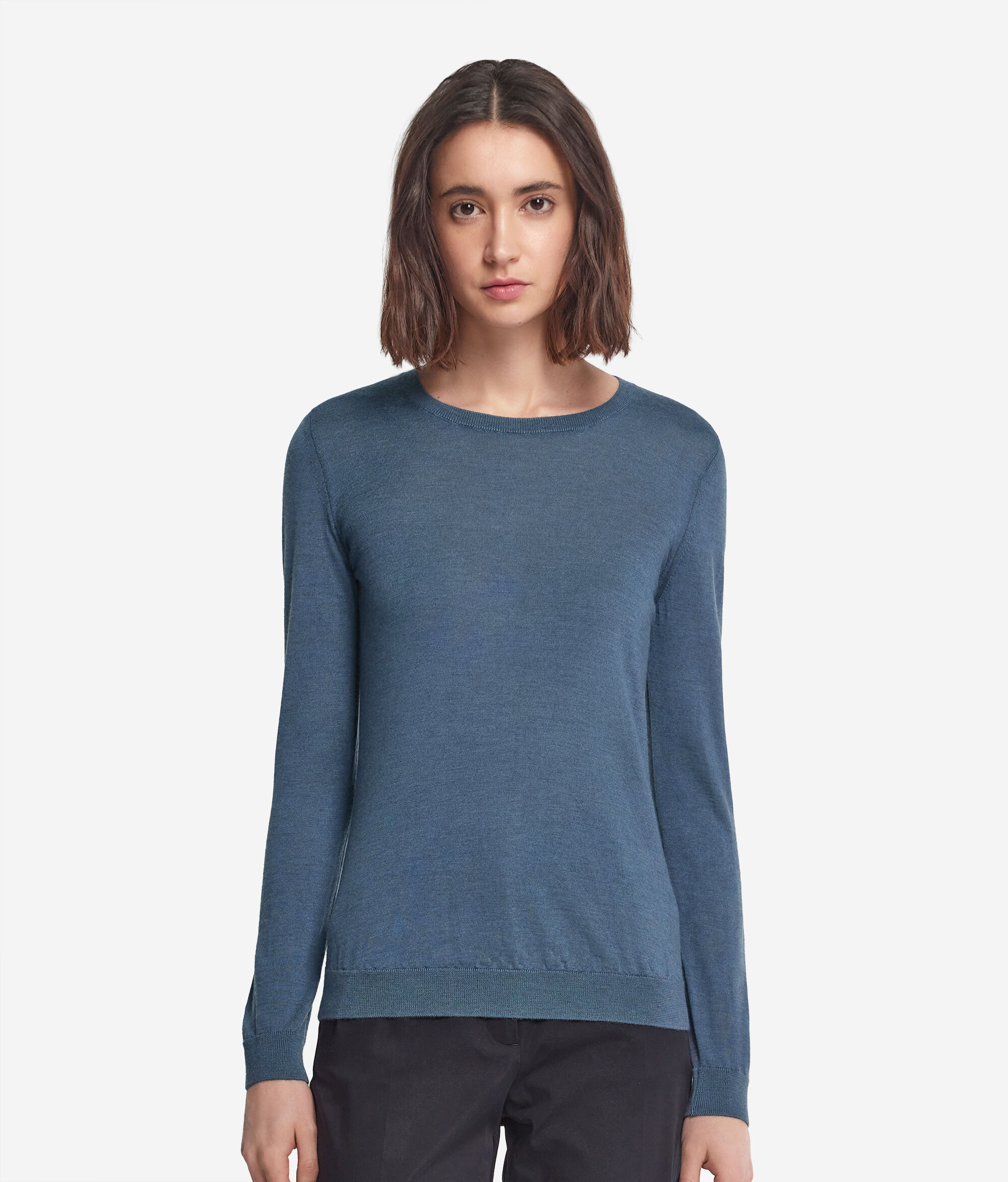 Μπλούζα με Στρογγυλή Λαιμόκοψη από Ultrafine Cashmere