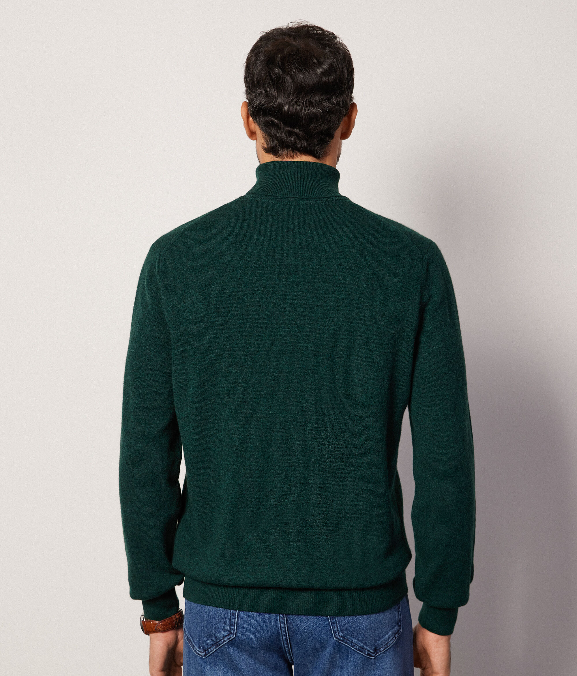 Col roulé homme en cachemire ultra-doux