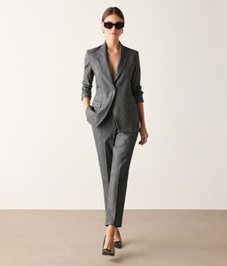 Giacca in cotone effetto denim - DARK_GREY