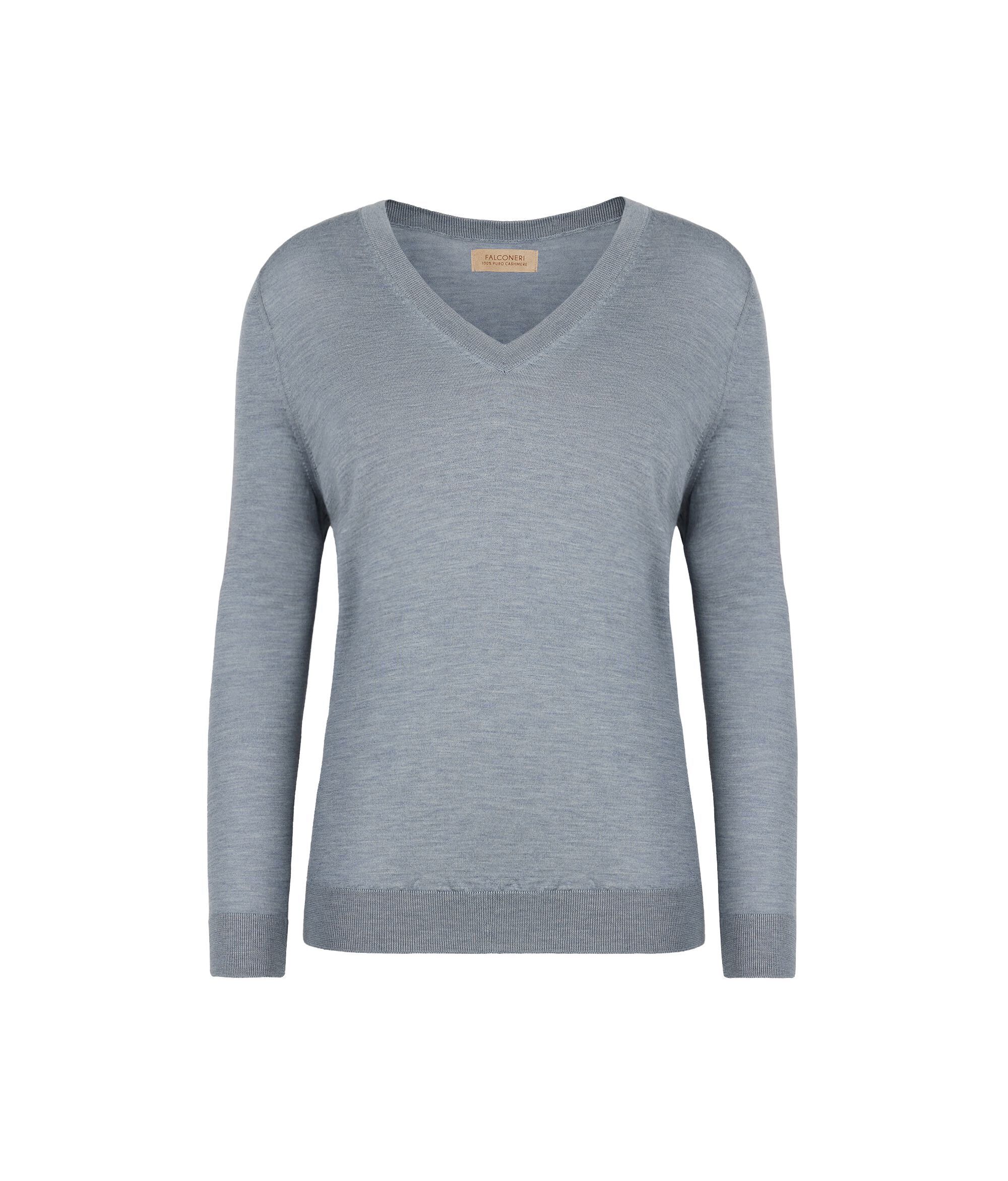 Pullover mit V-Ausschnitt aus Kaschmir Ultrafine