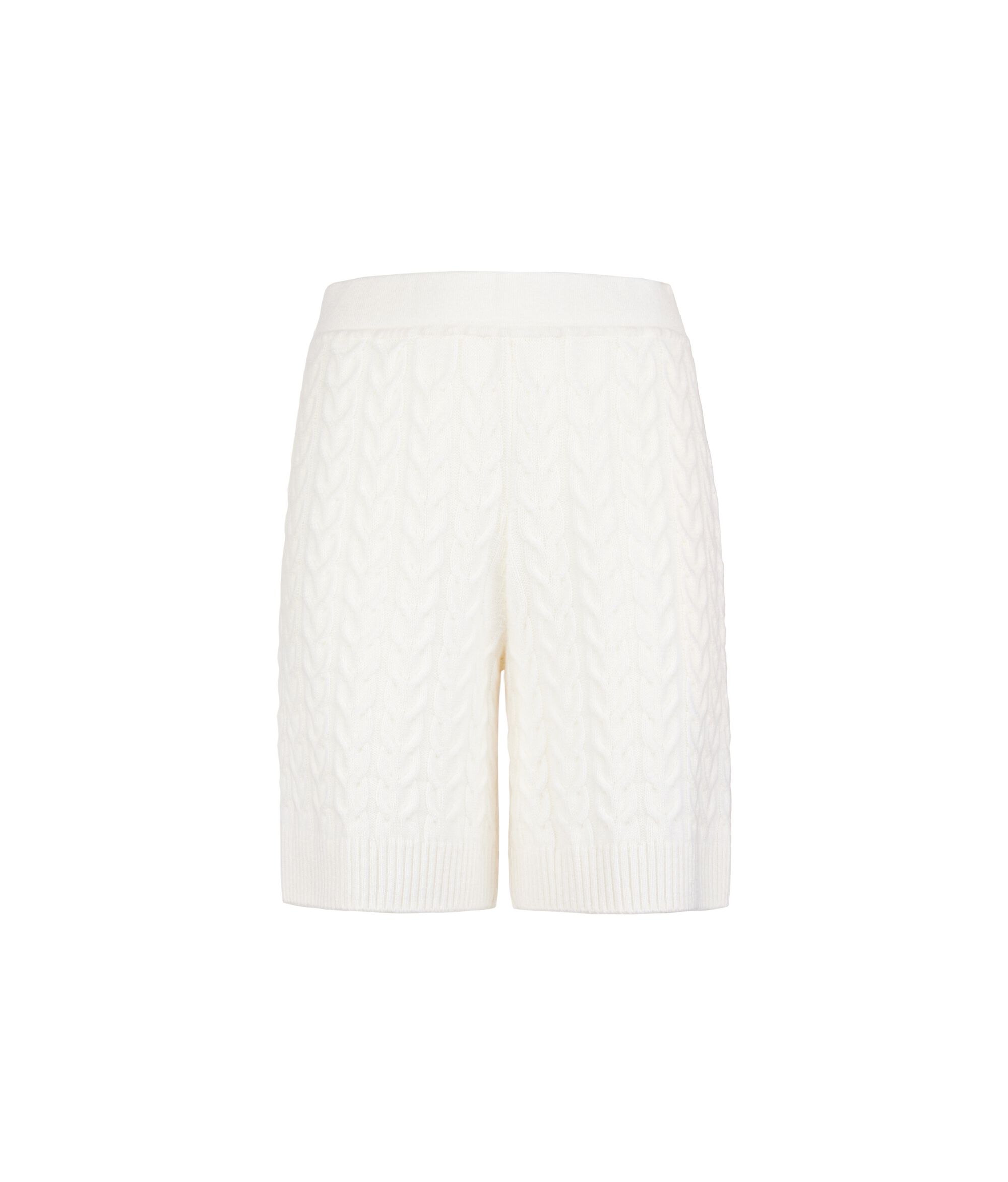 Ultrasoft Cashmere cable stitch shorts