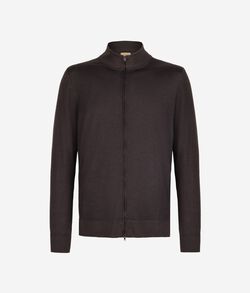 Кардиган на молнии из ультратонкого кашемира