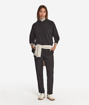 Sweatshirt mit Kapuze aus Kaschmir Ultrasoft