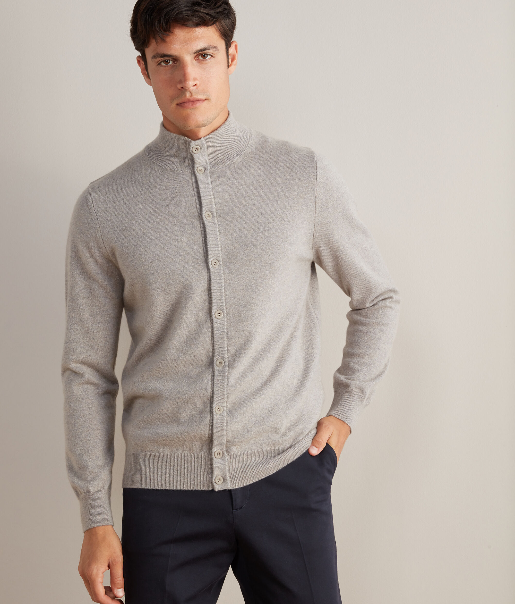 Cardigans homme à boutons en cachemire ultra-doux
