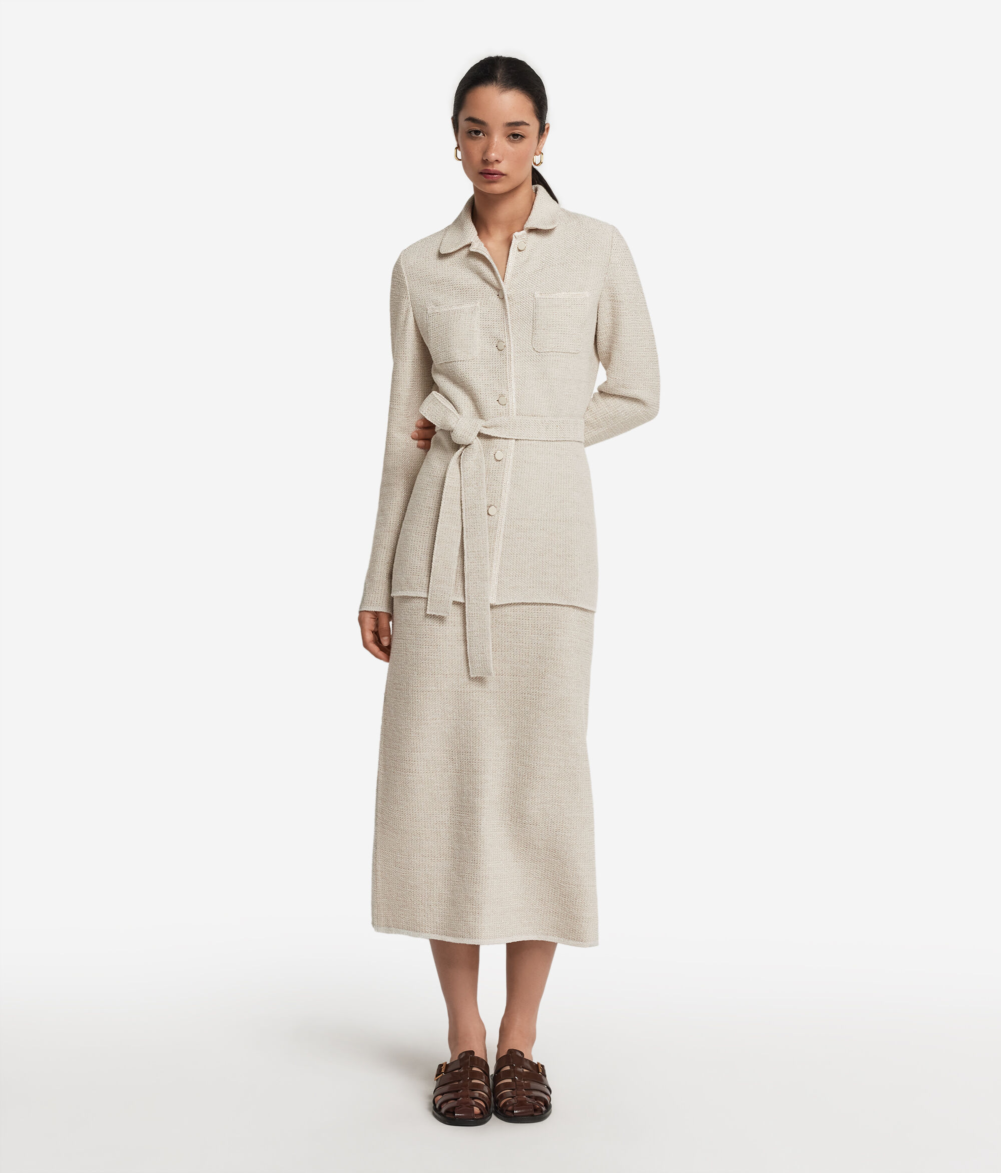 Long Lamé Jacket
