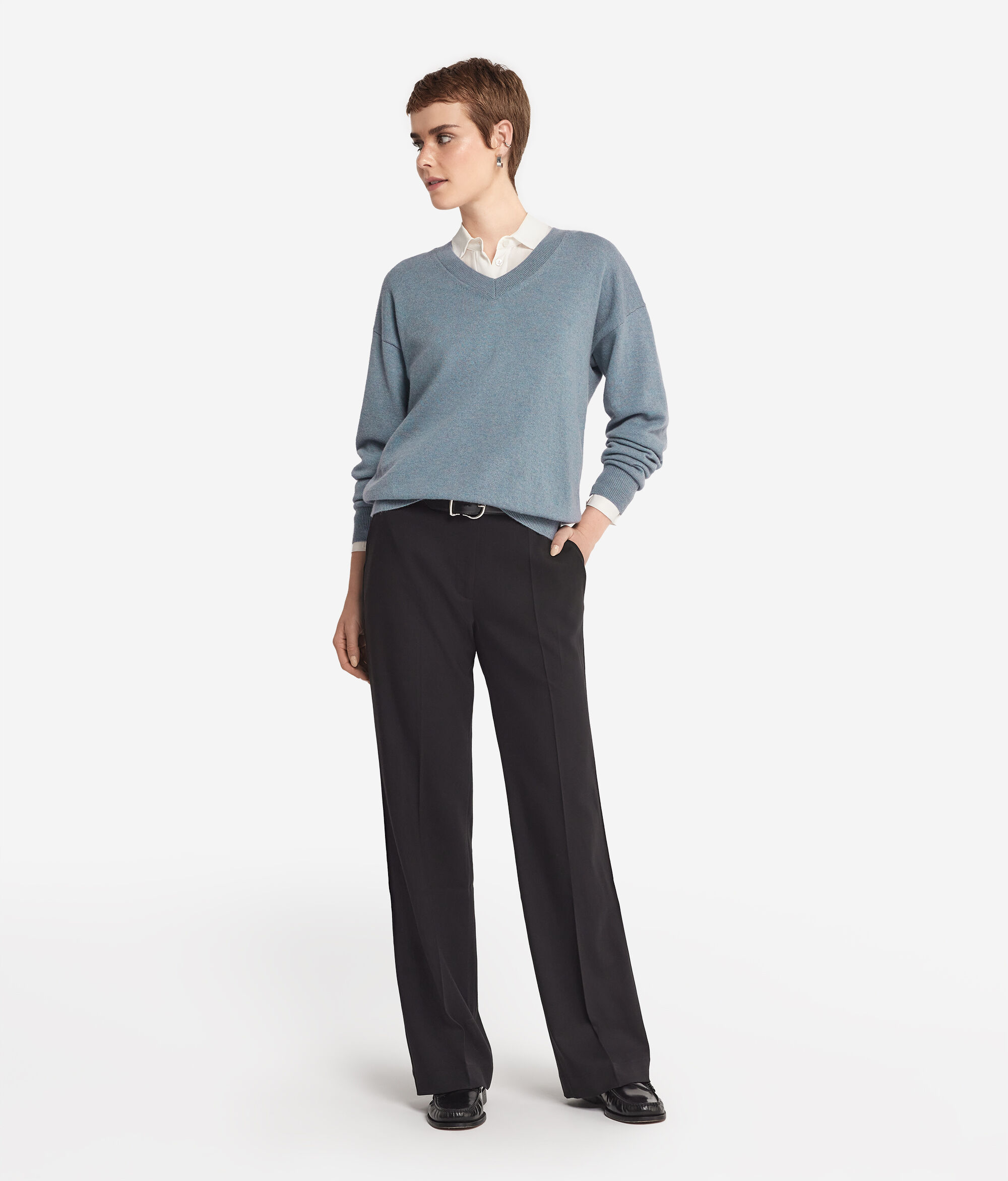 Ultrasoft Cashmere V-Neck Sweater