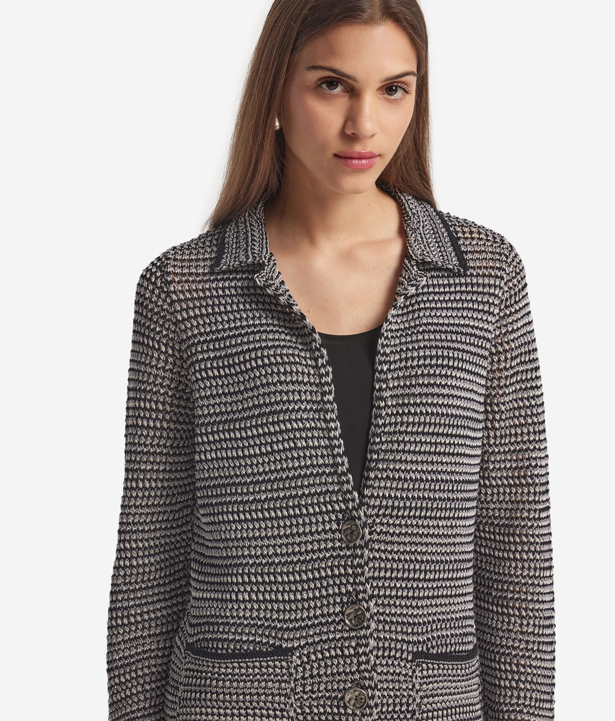 Gilet effet cordon