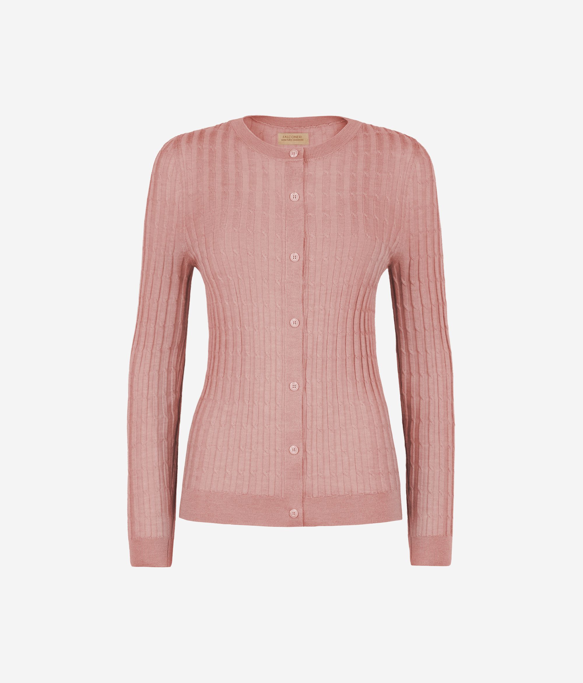 Ζακέτα από Ultrafine Cashmere με Πλεξίδες