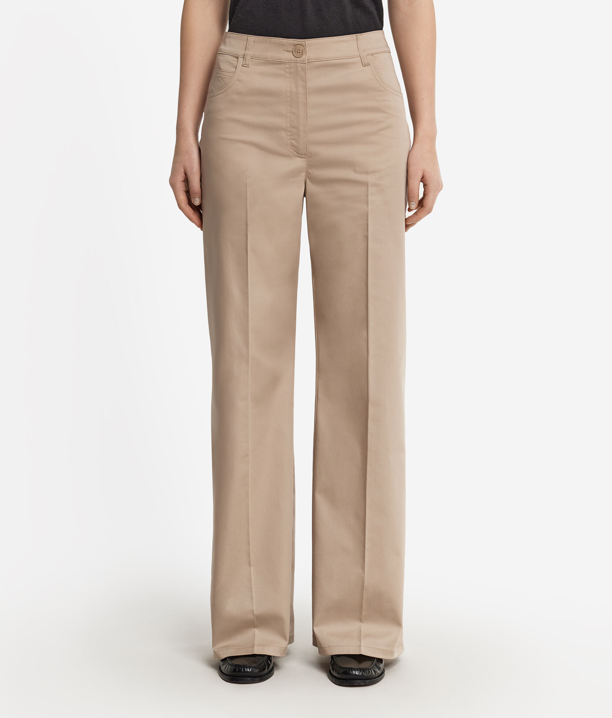 Palazzo Trousers in Cotton