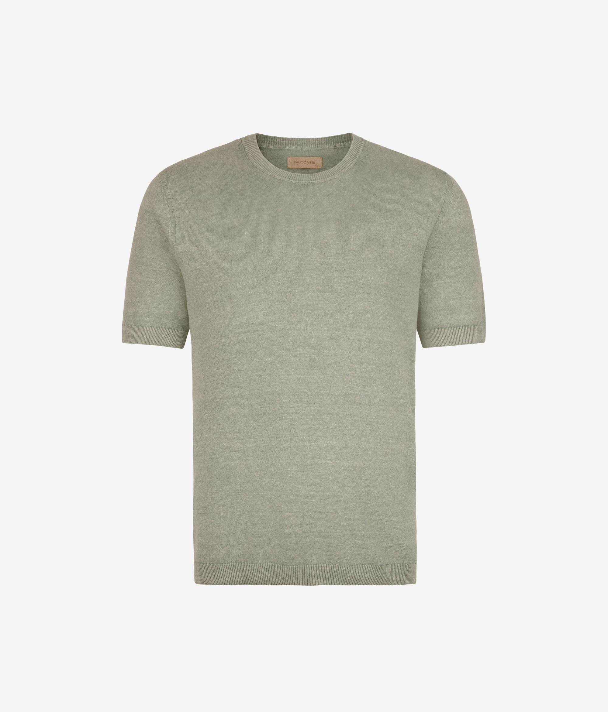 T-Shirt in lino cotone