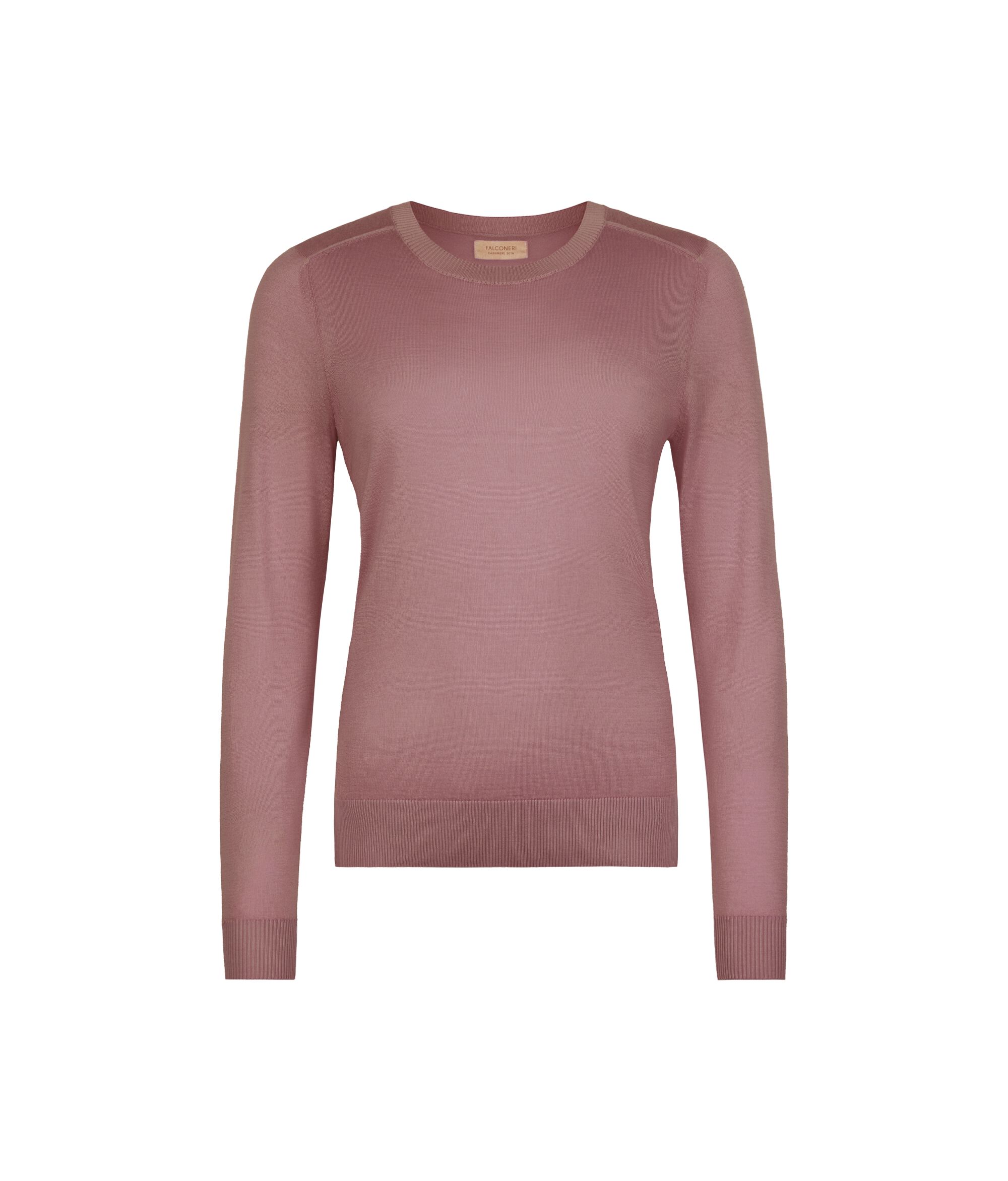 Rundhalspullover aus Silkfine