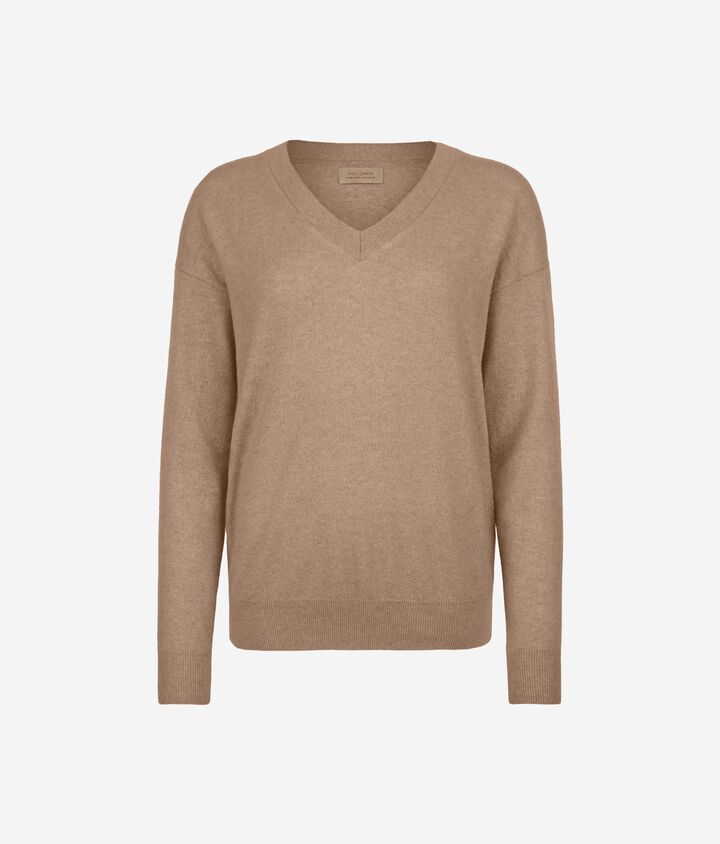 ASOS DESIGN - Maglione oversize neutro con scollo a V | ASOS