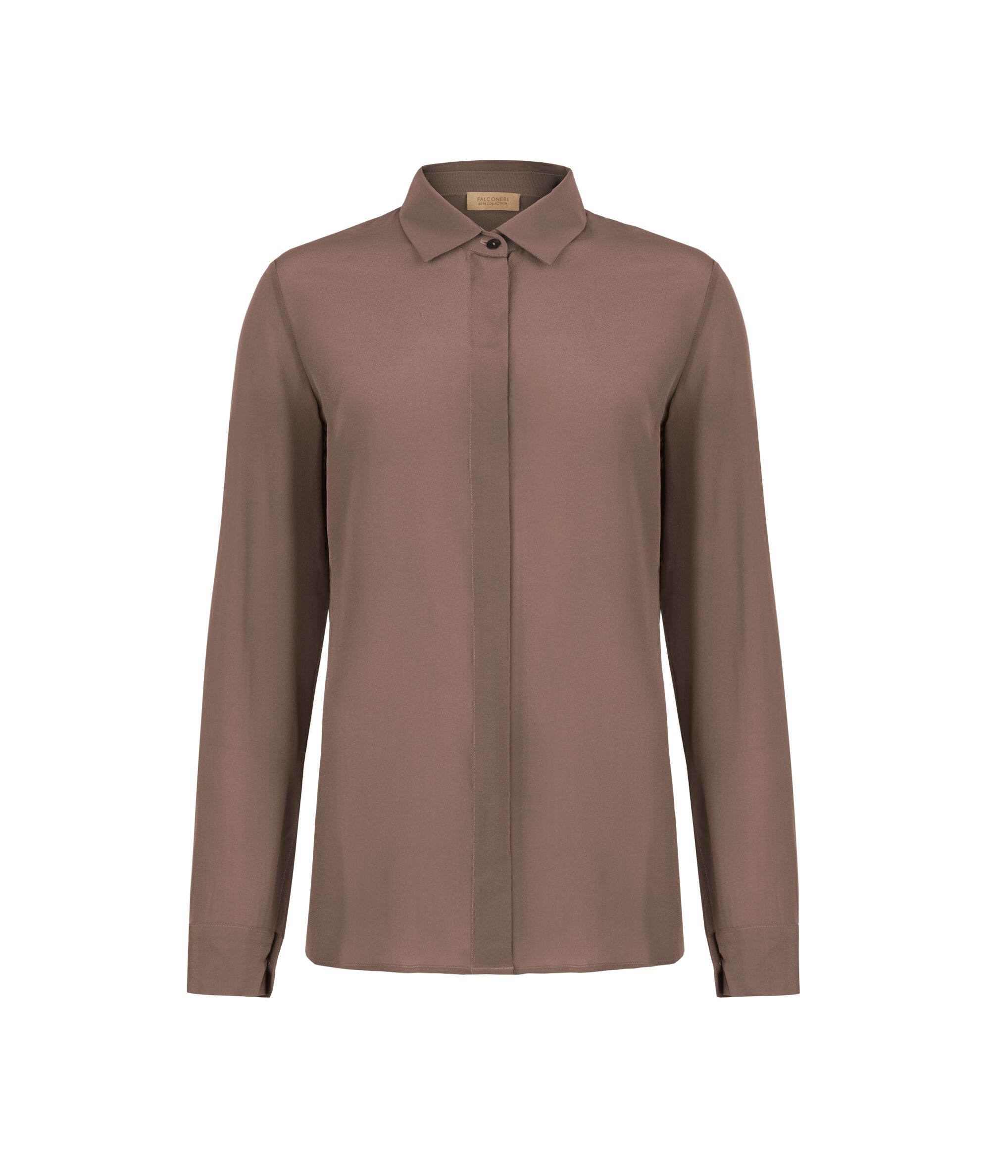 Camicia con Colletto in Seta