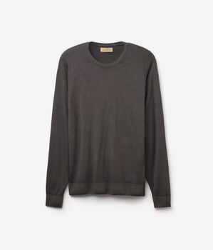Ultrafine Cashmere Bisiklet Yaka Kazak