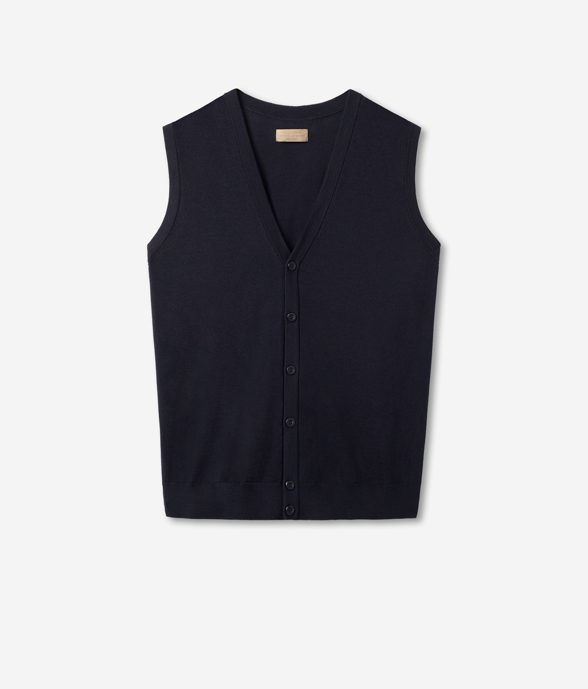 Colete em Ultrafine Cashmere