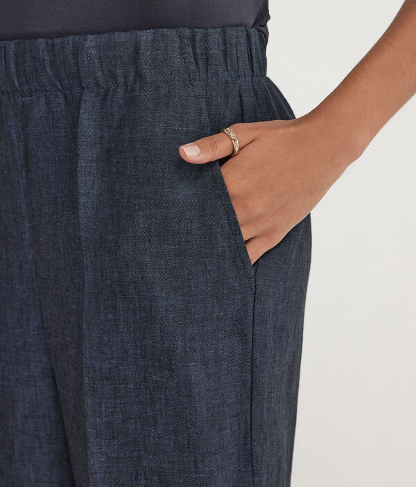 Брюки изо льна