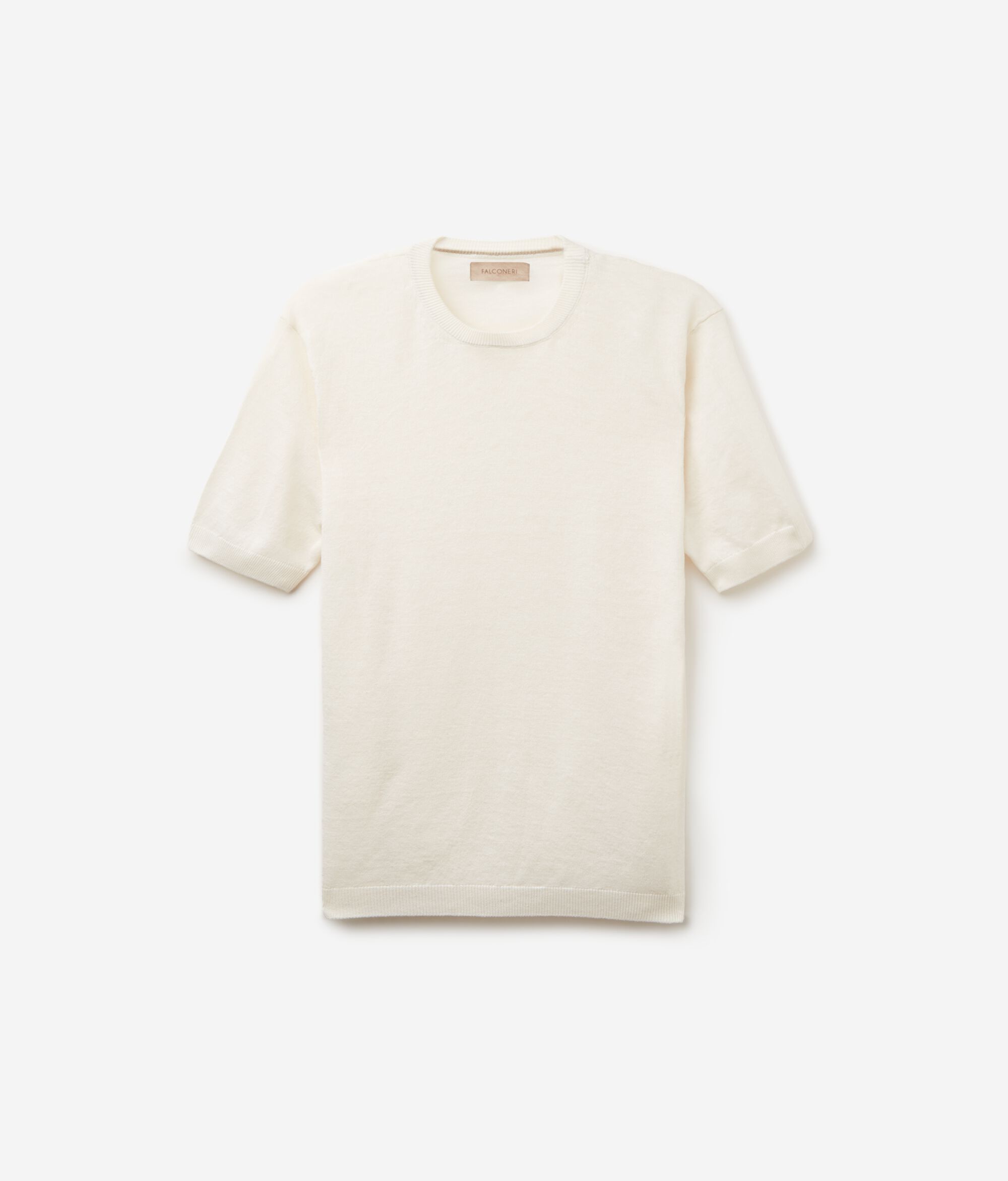 T-Shirt aus Baumwoll-Leinen