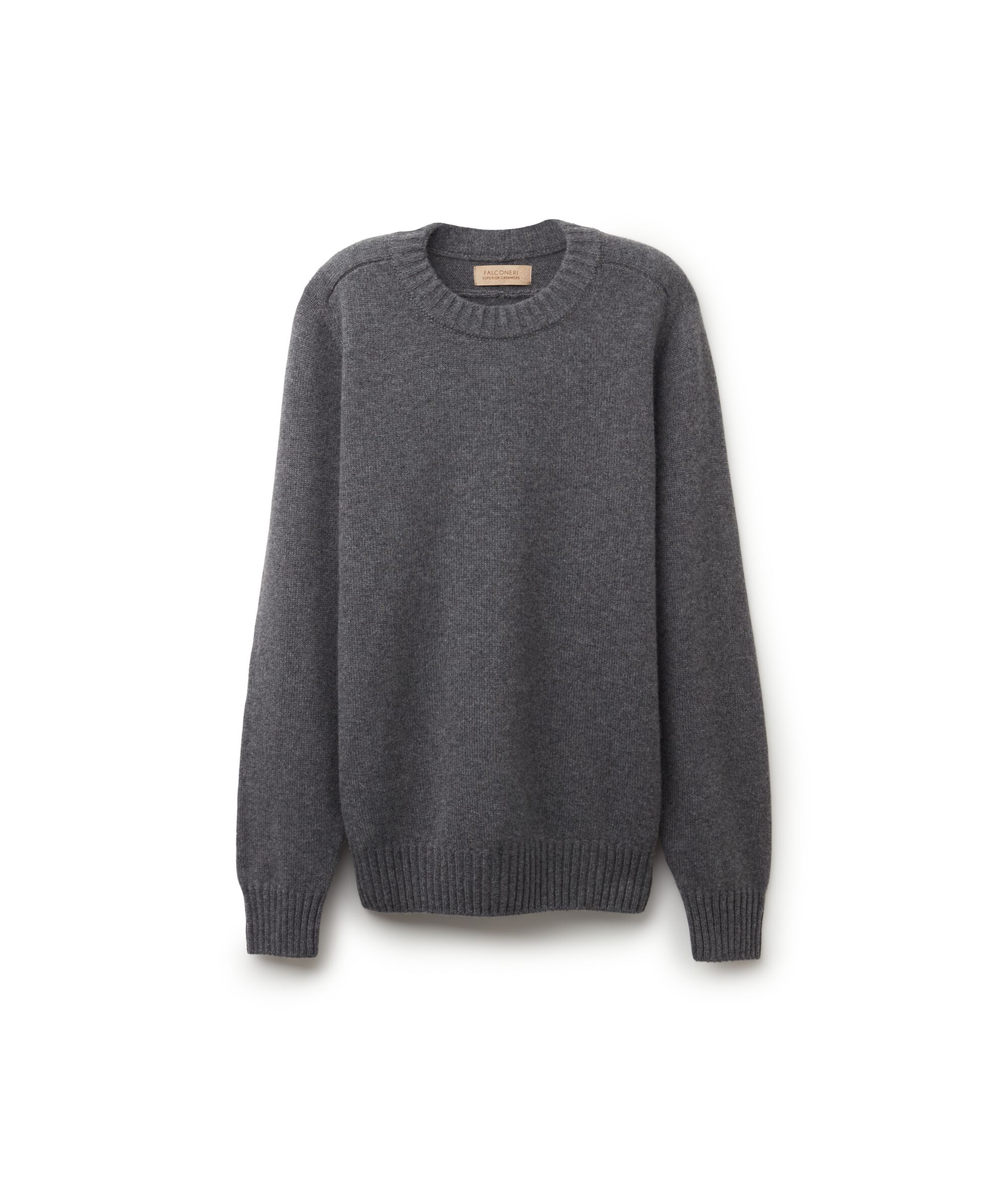 Ultrasoft Cashmere Crewneck Sweater with Set-in Sleeves