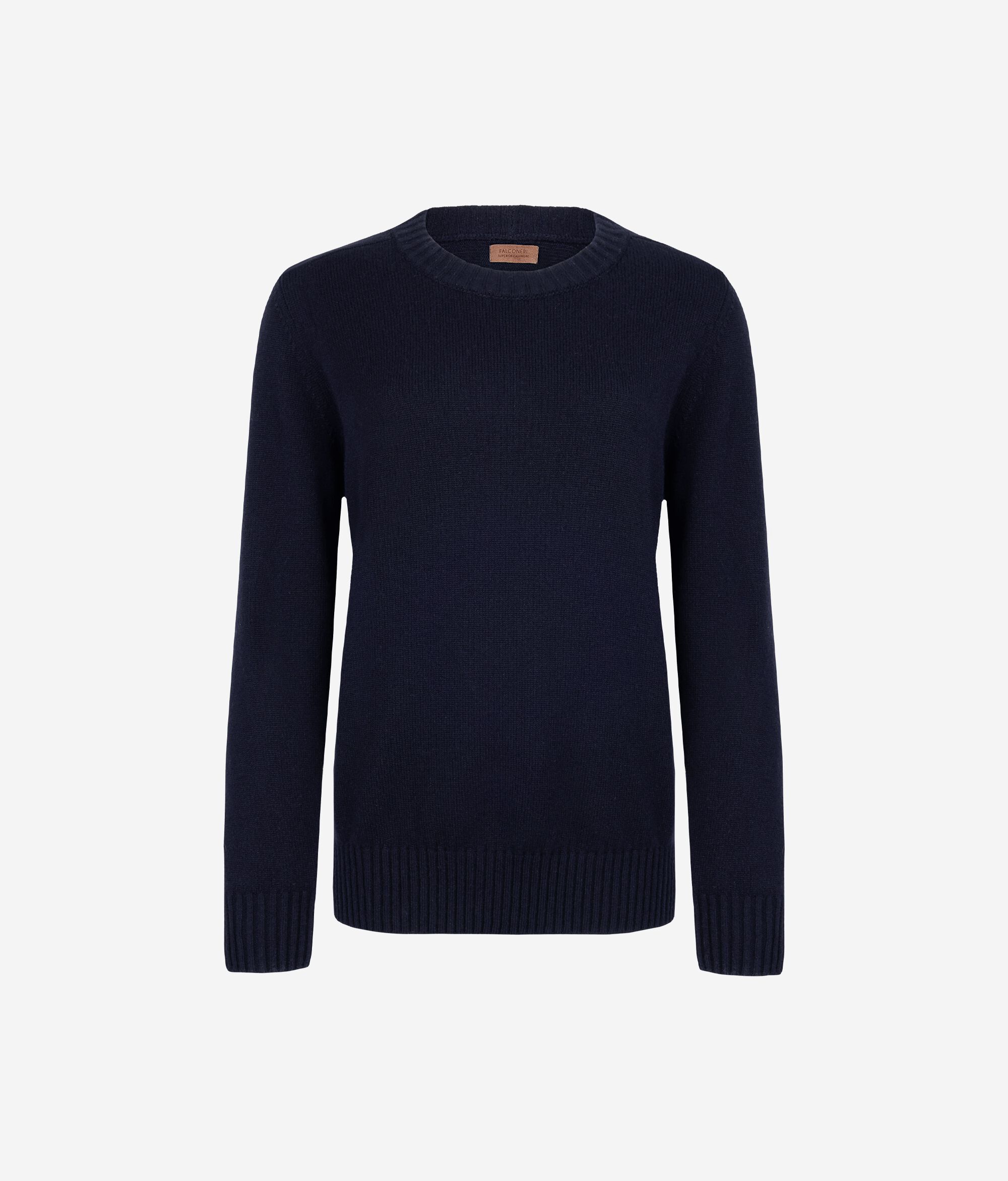 Sweter z Okrągłym Dekoltem i Linią Ramion „Saddle Shoulder” z Kaszmiru Ultrasoft