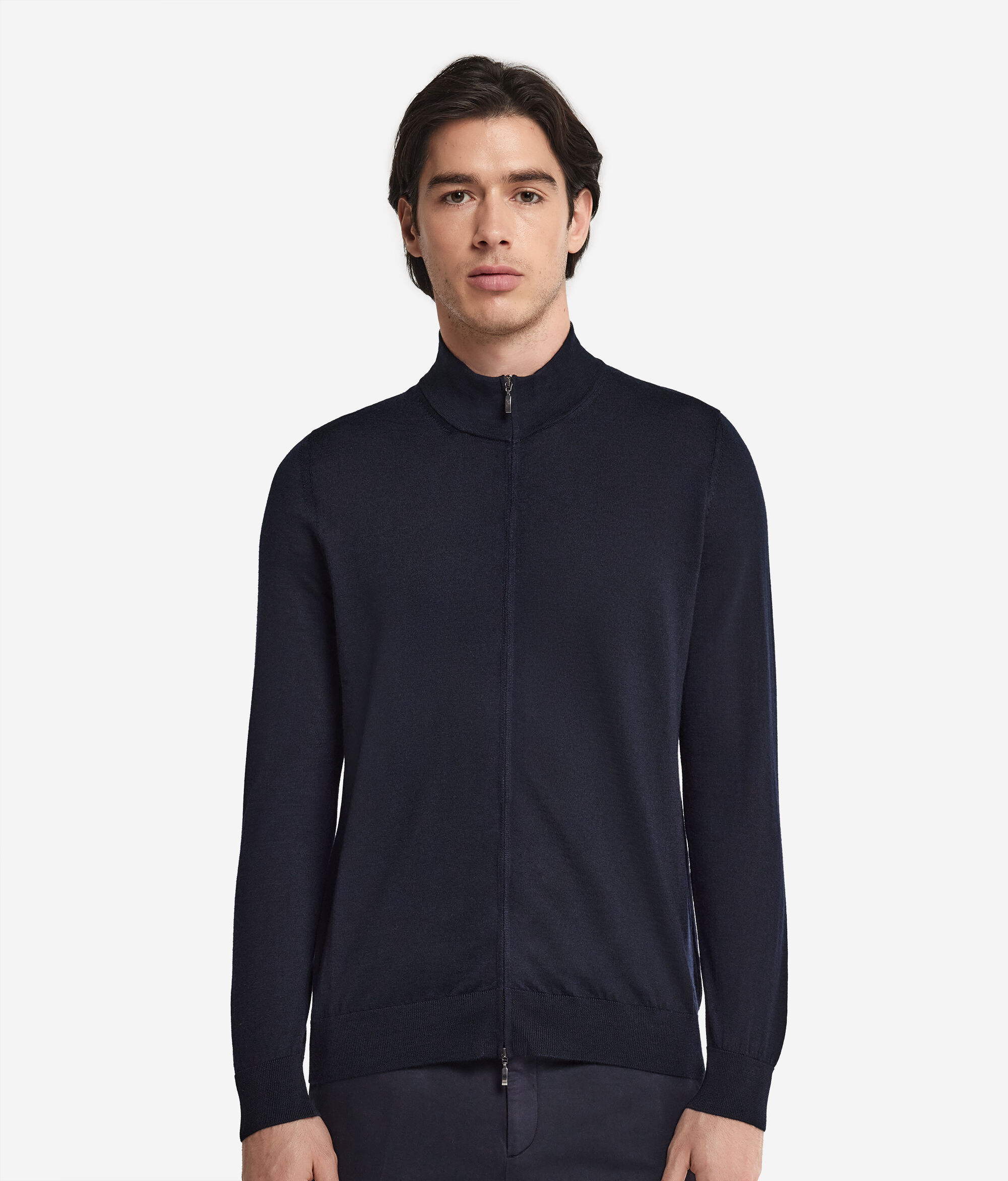 Кардиган на молнии из ультратонкого кашемира