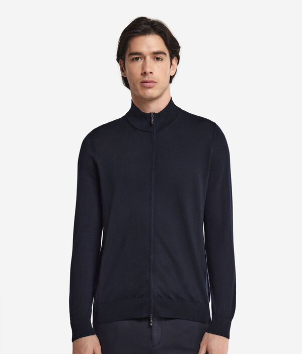 Кардиган на молнии из ультратонкого кашемира