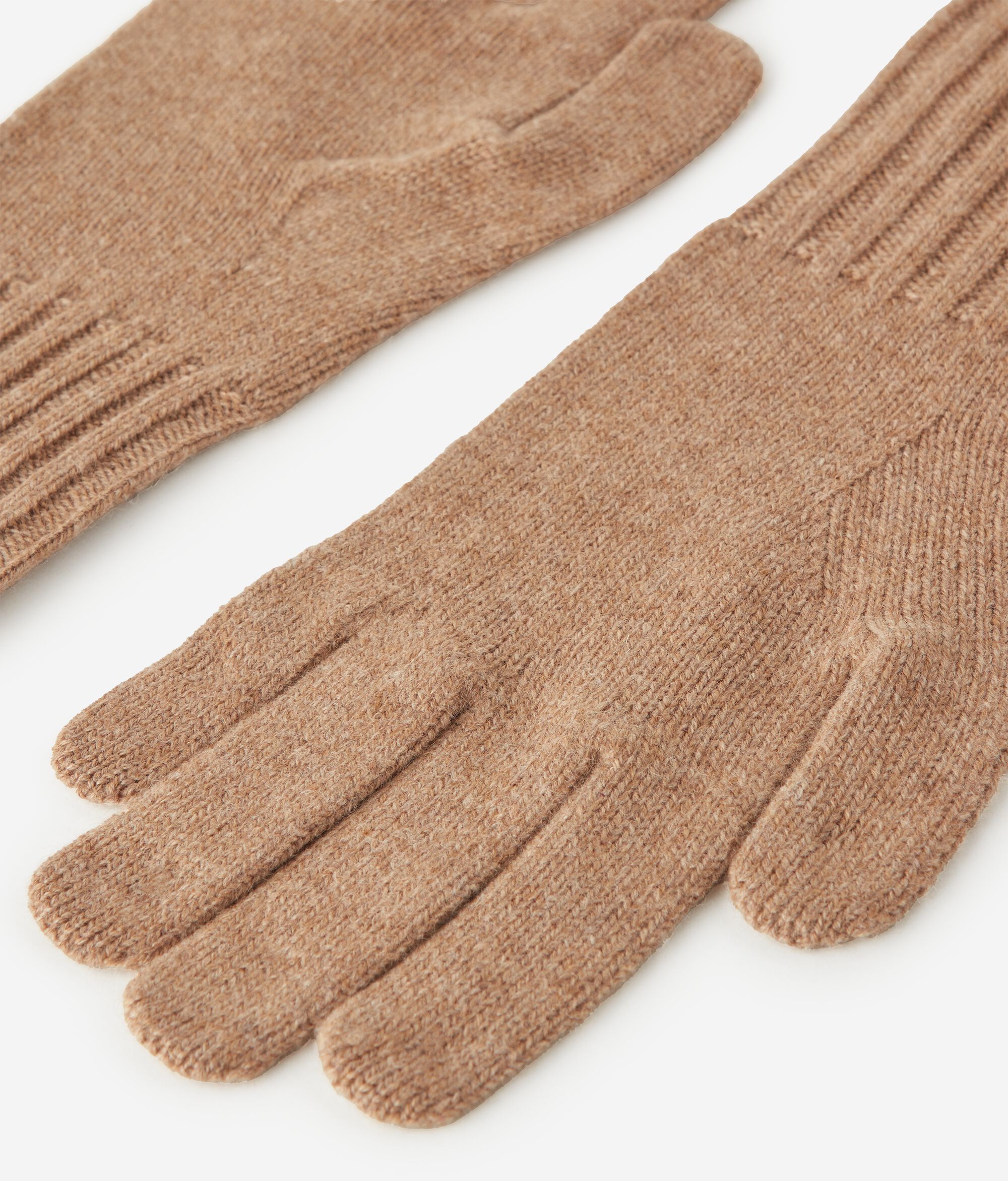 Guanti con strass in cashmere