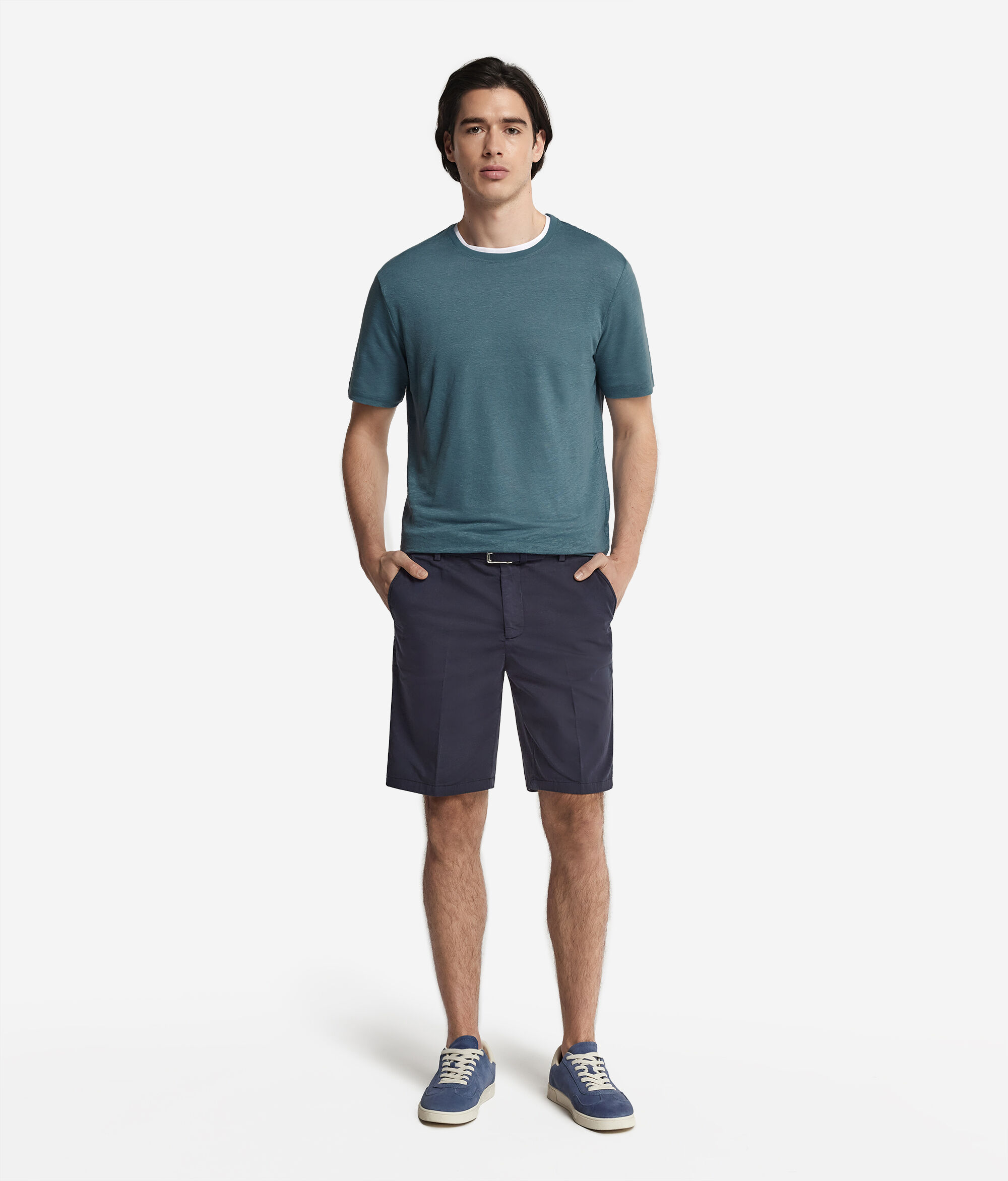 Leinen-T-Shirt