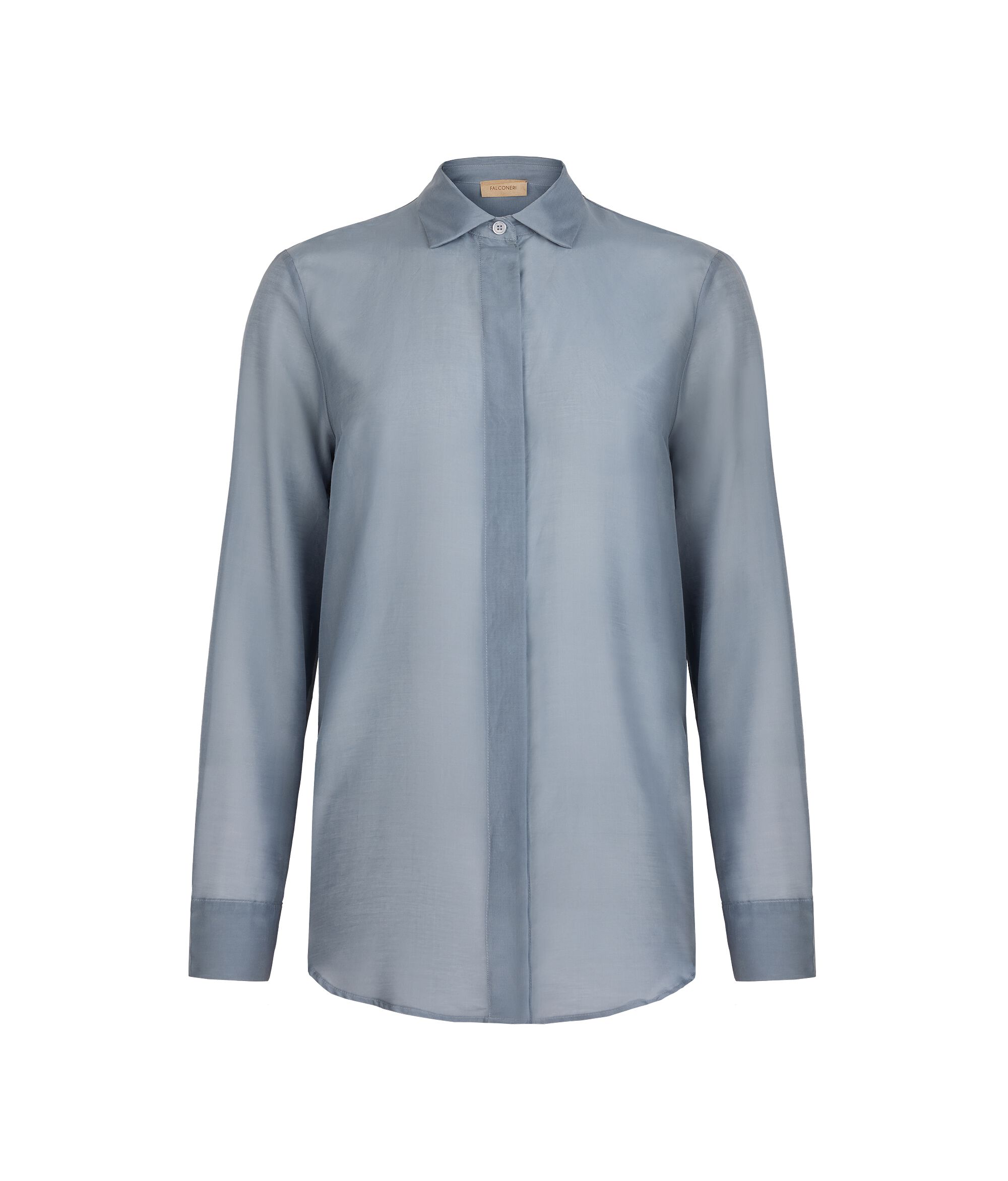 Collared Cotton Muslin Shirt