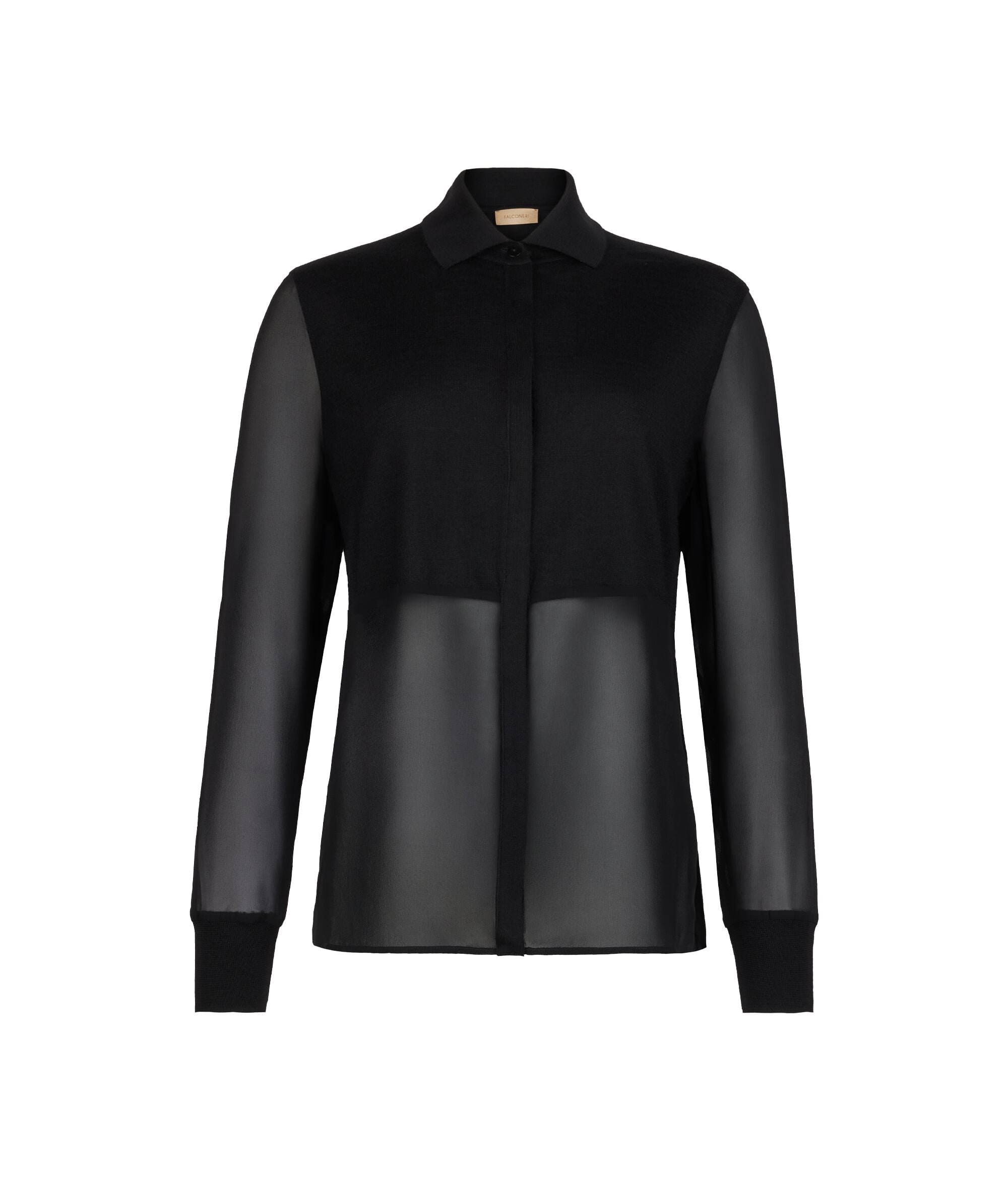 Chemise en soie et cachemire
