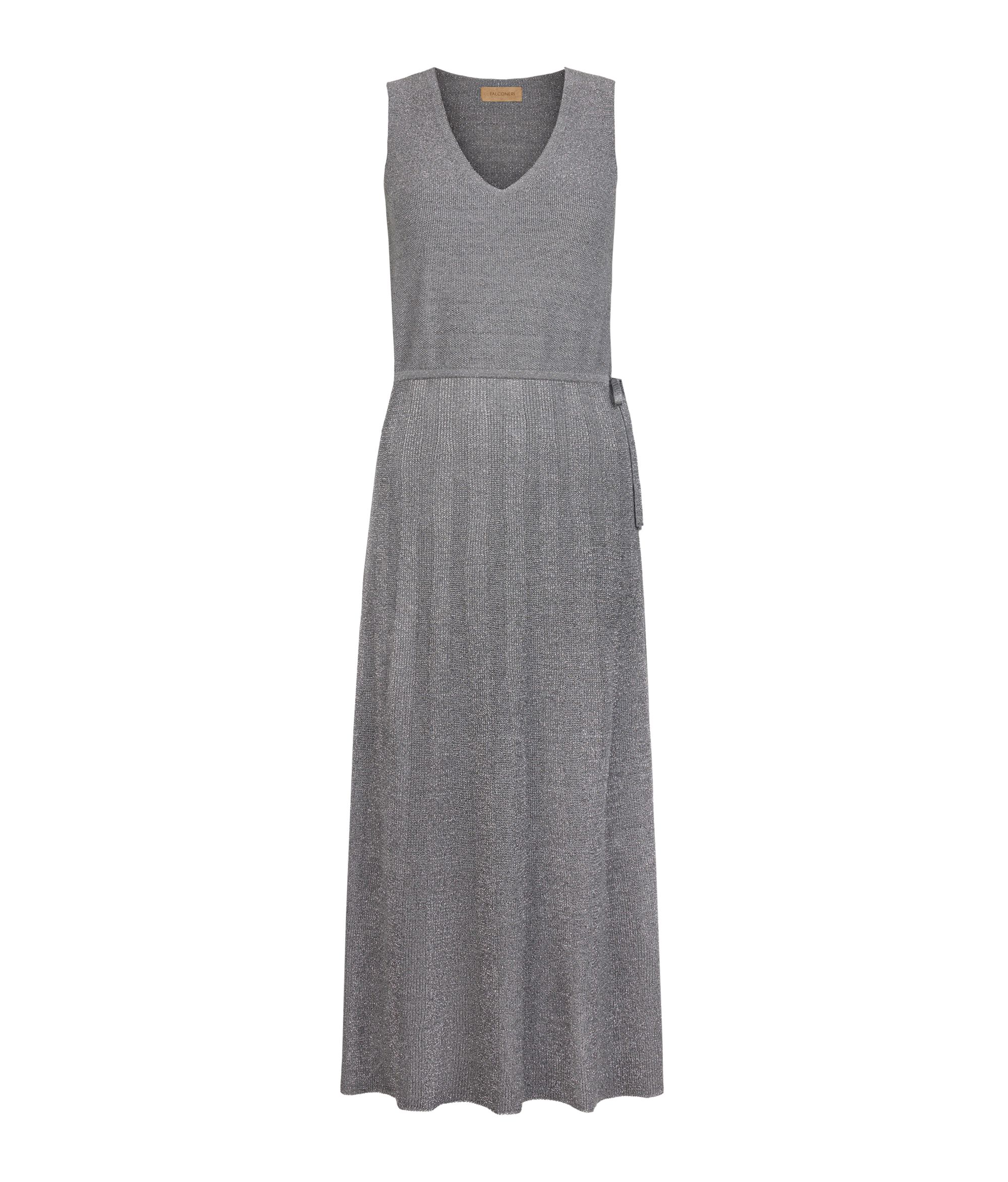 Lamé Ribbed Dress