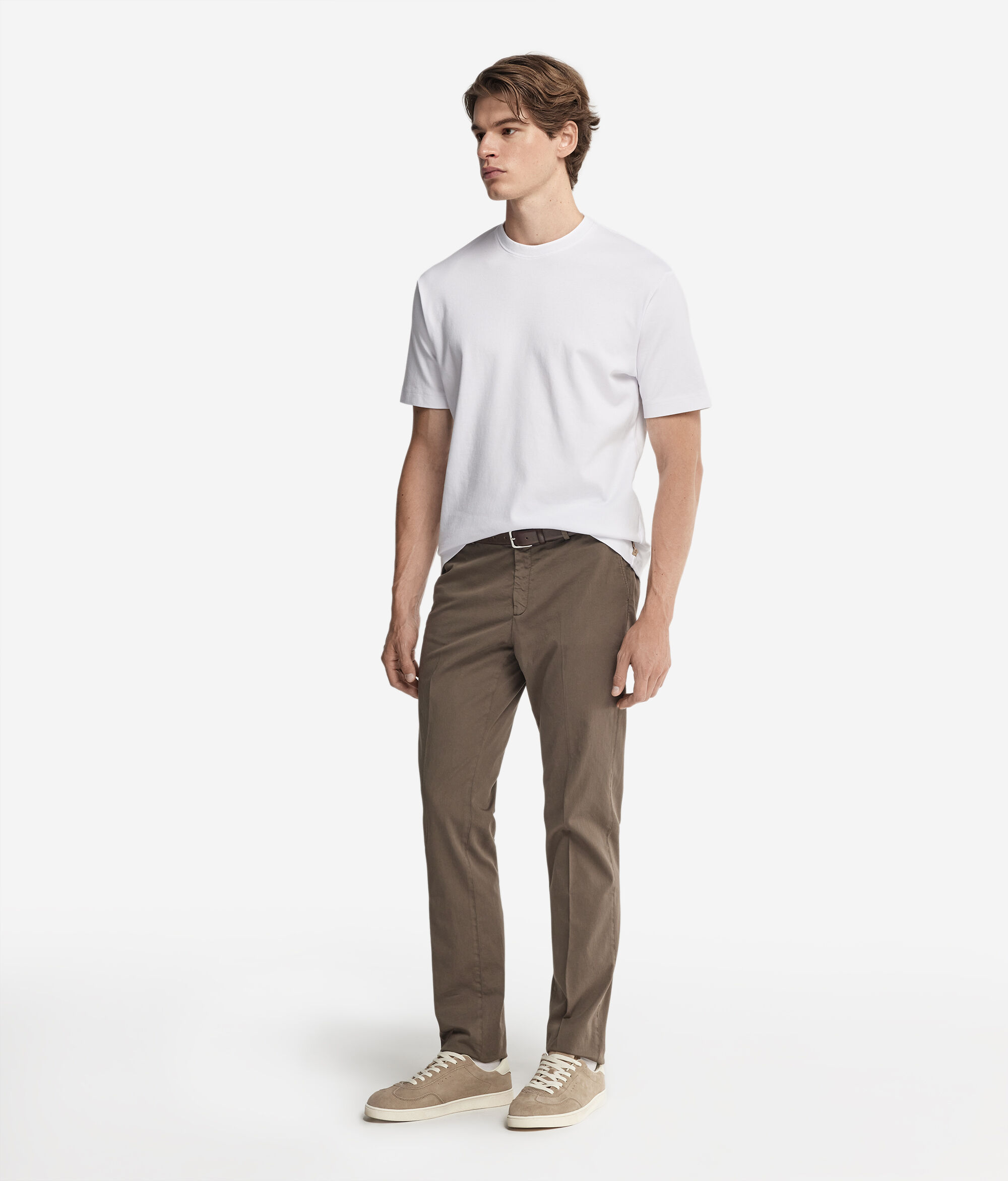 Cotton Jersey Crewneck T-shirt