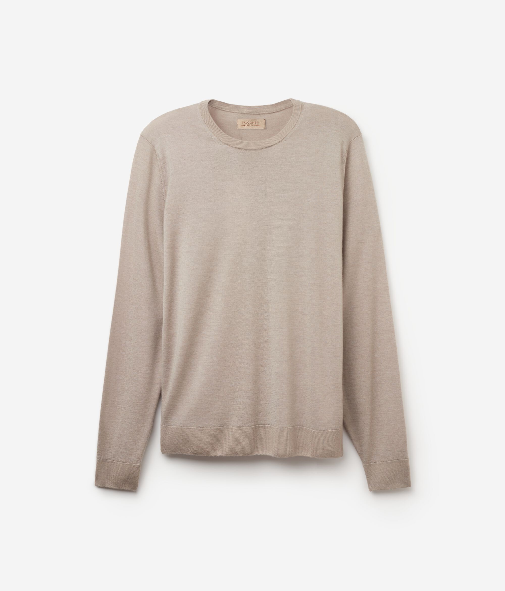 Pull homme en cachemire ultra-fin à col rond