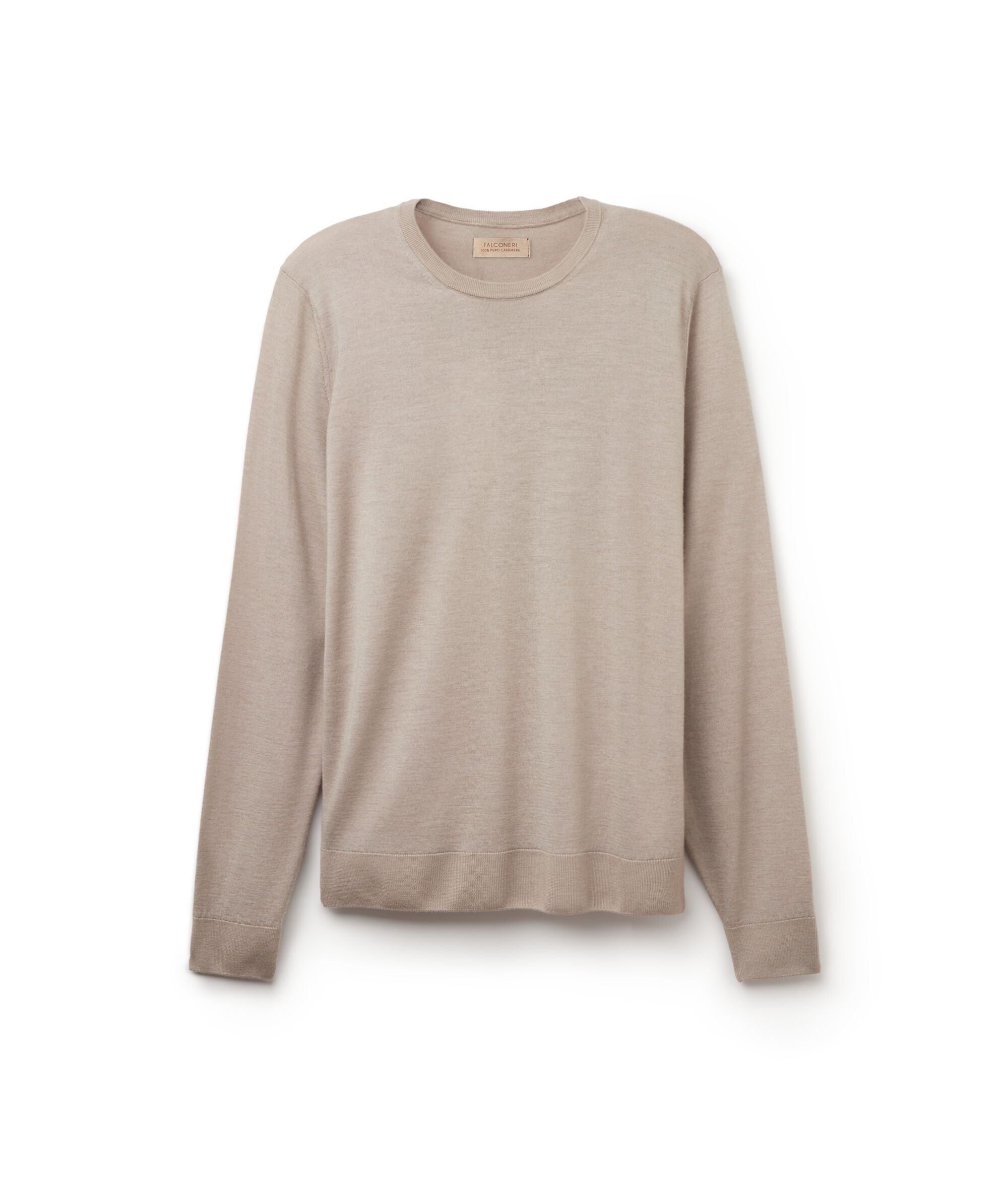 Pull homme en cachemire ultra-fin à col rond