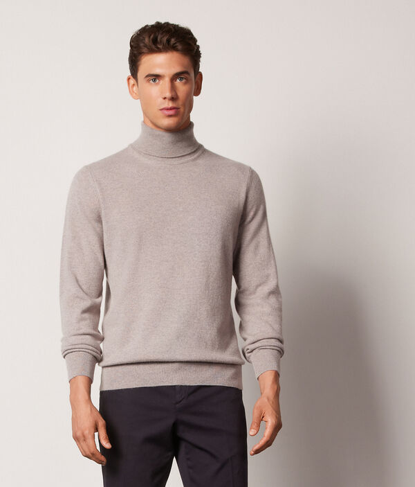 Pull à col roulé en cachemire ultra-doux
