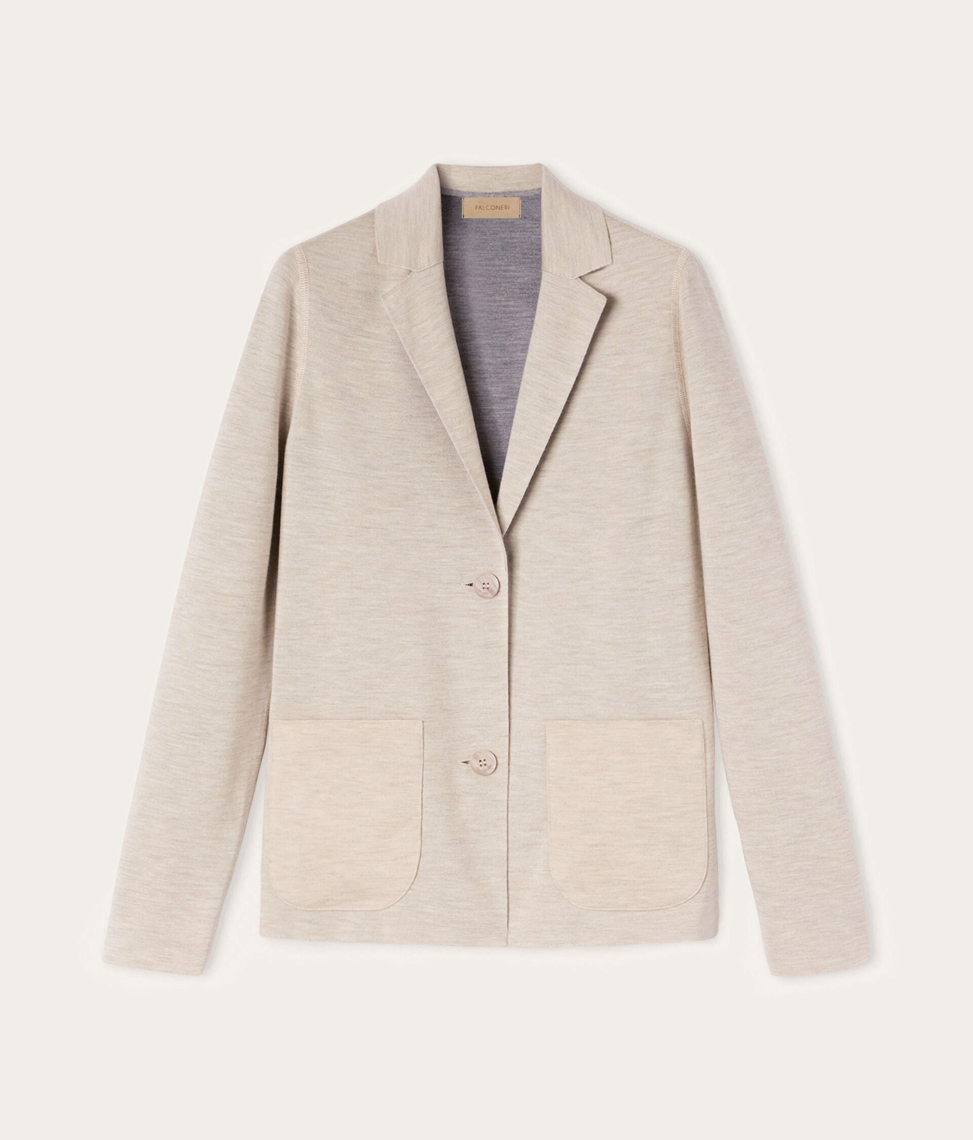 Blazer réversible en cachemire ultra-fin