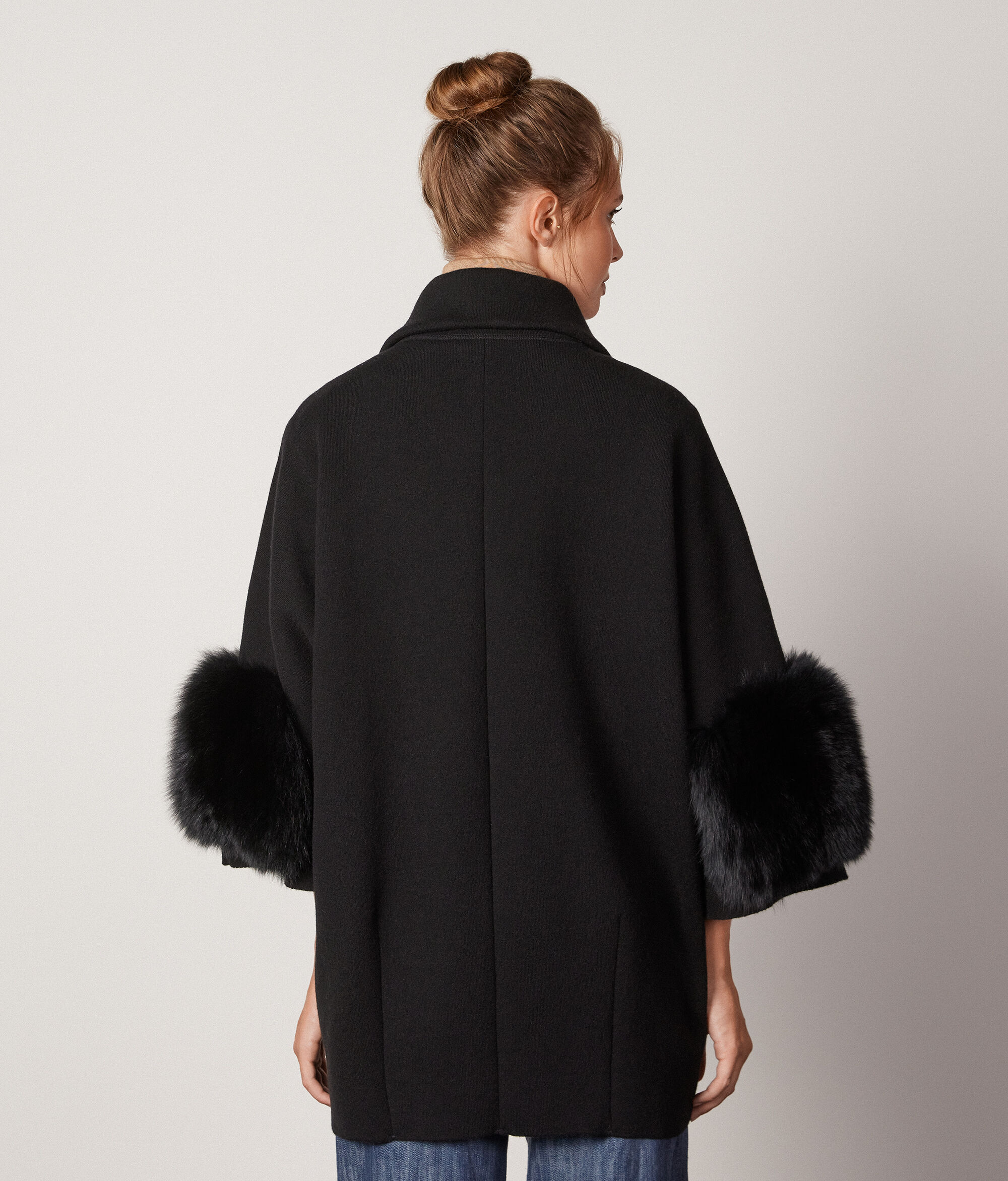Casaco Quimono em Ultrasoft Cashmere