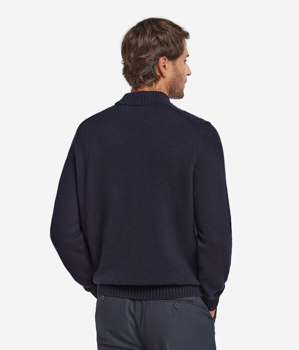 Водолазка с рыбацким узором из ультрамягкого кашемира