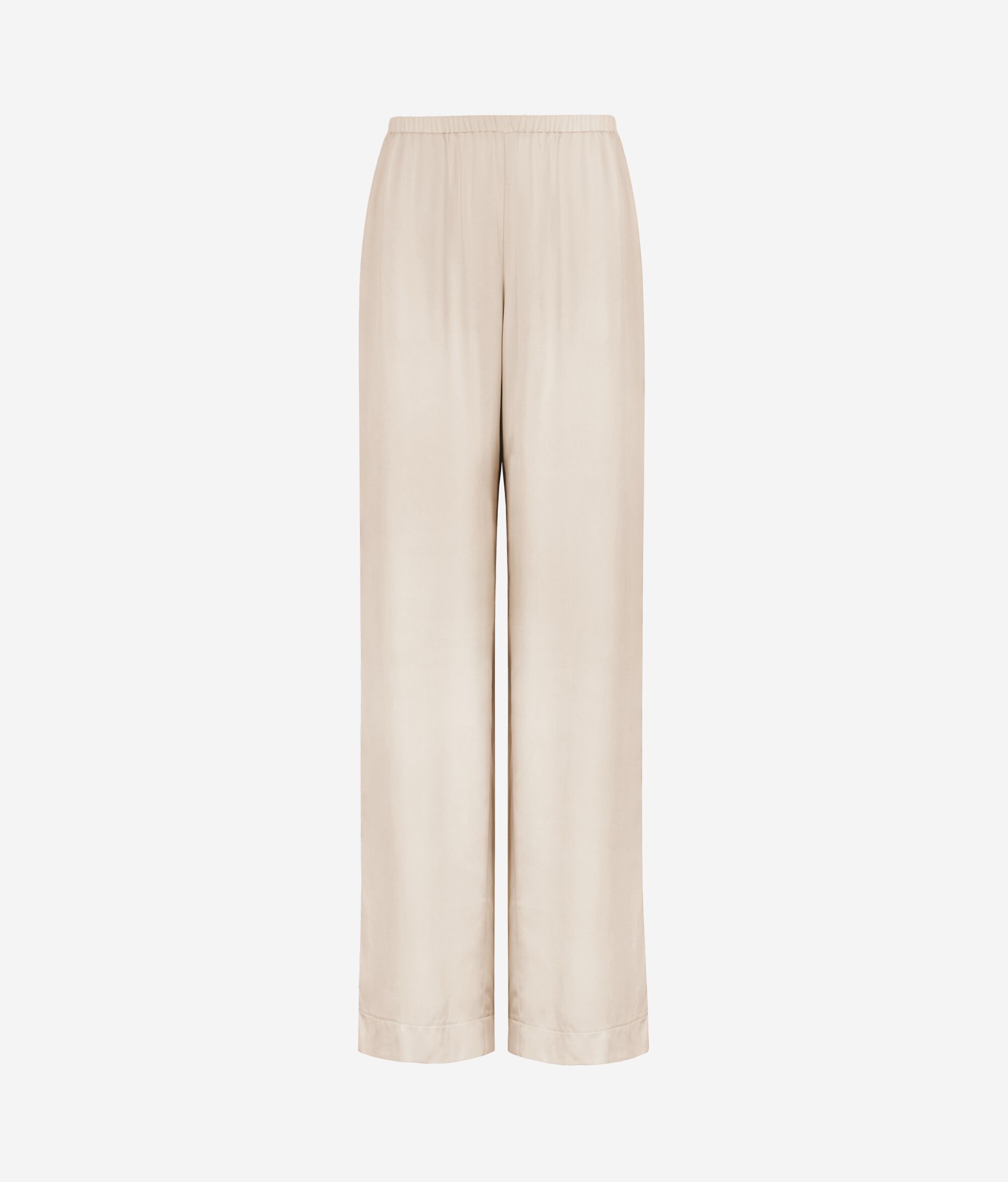 Matte satin trousers