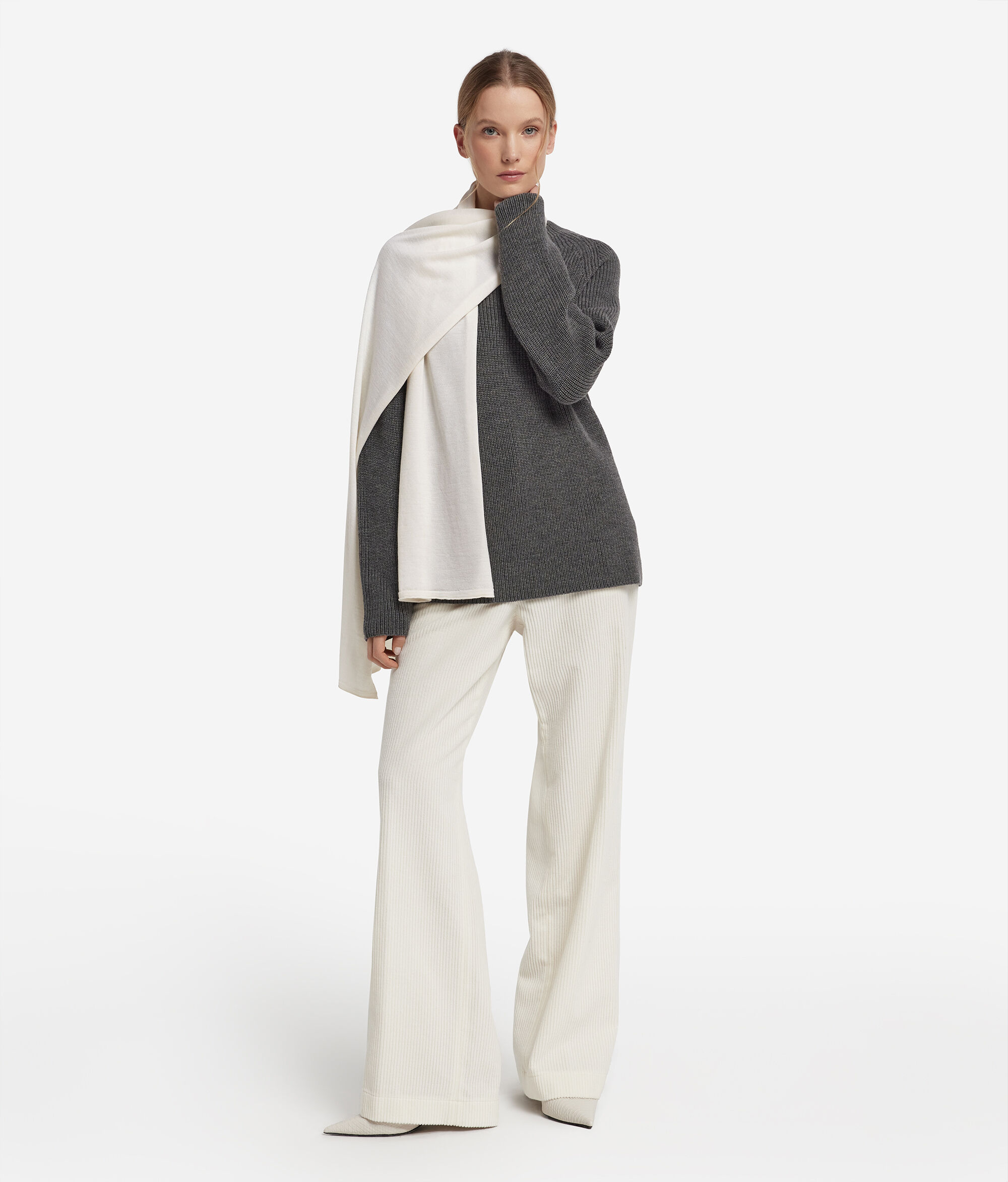 Cachecol em Ultrafine Cashmere