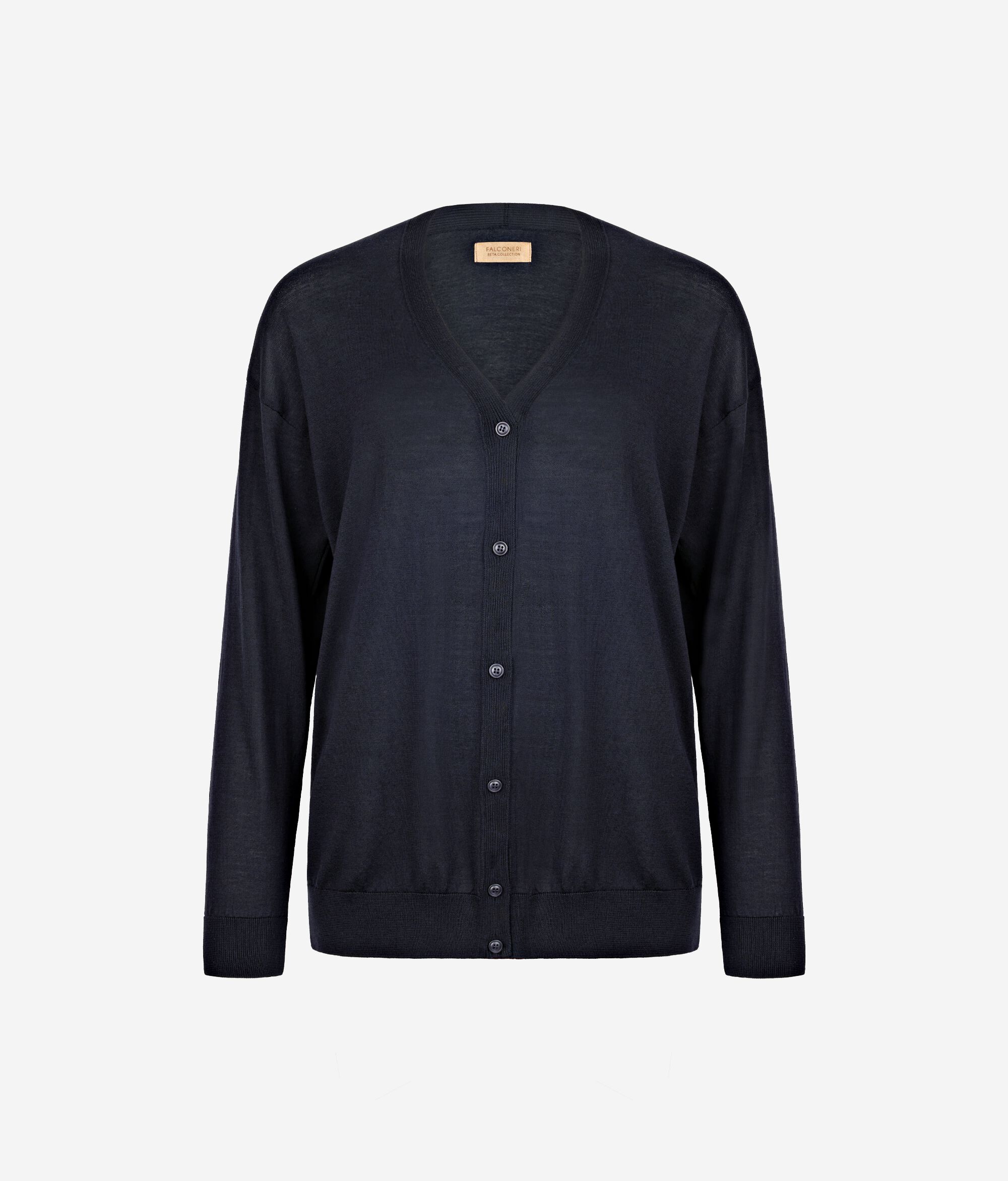 Кардиган из шелка и хлопка