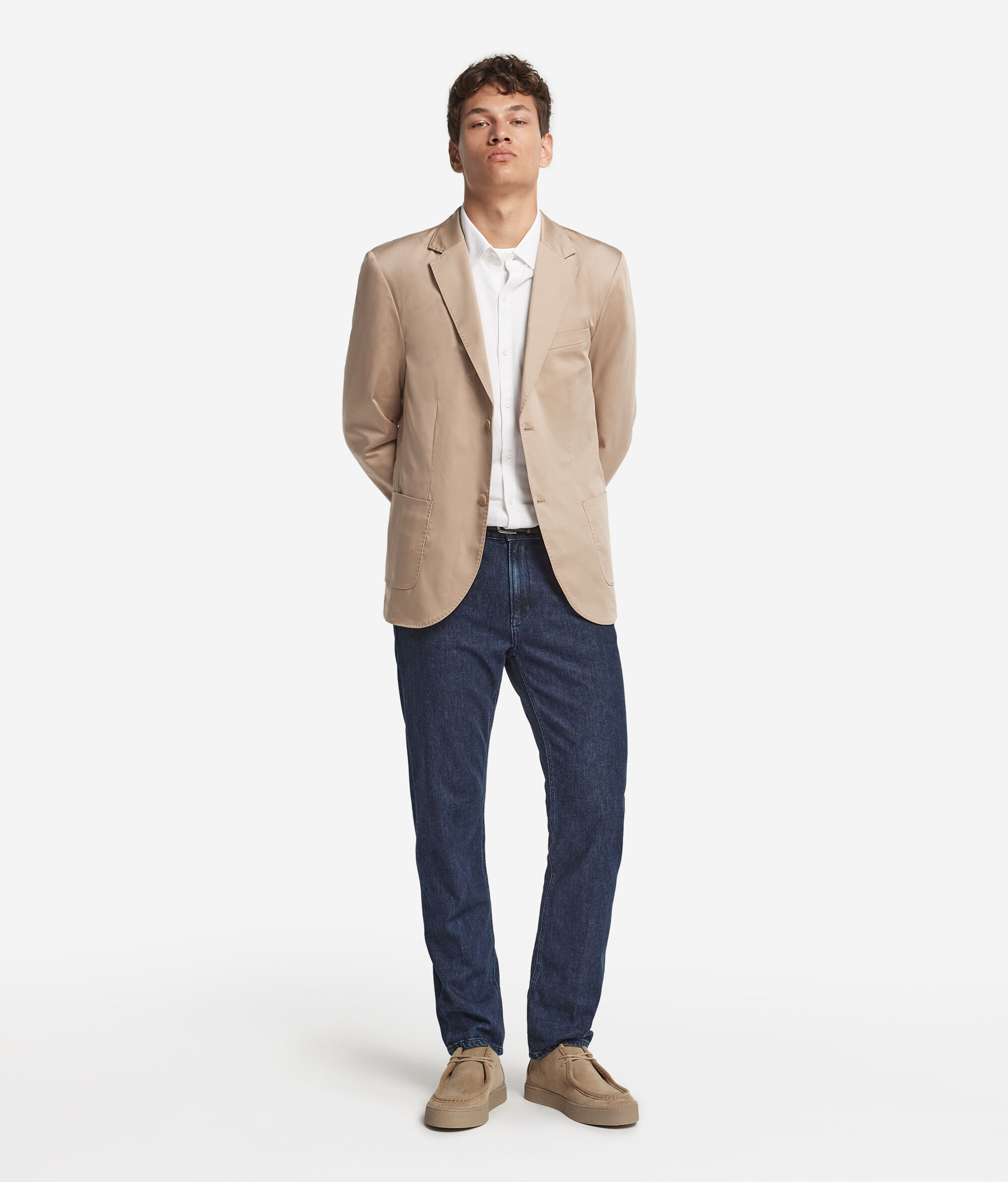 Blazer aus Baumwollgewebe