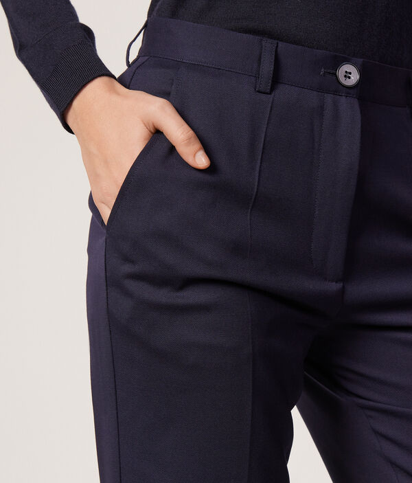 Прямые брюки из шерсти